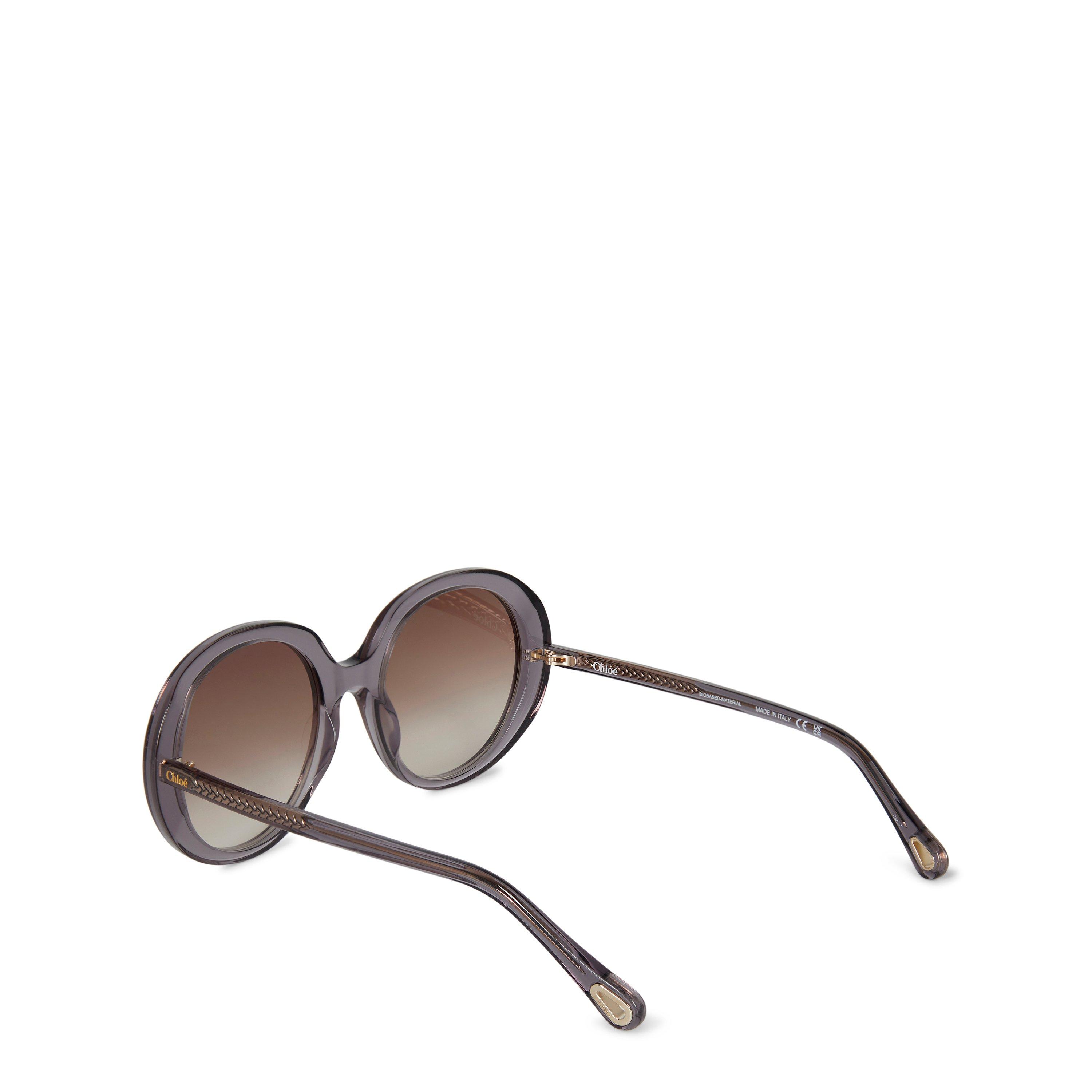 Grey - Chloe - Women's Oversized Sunglasses - 3