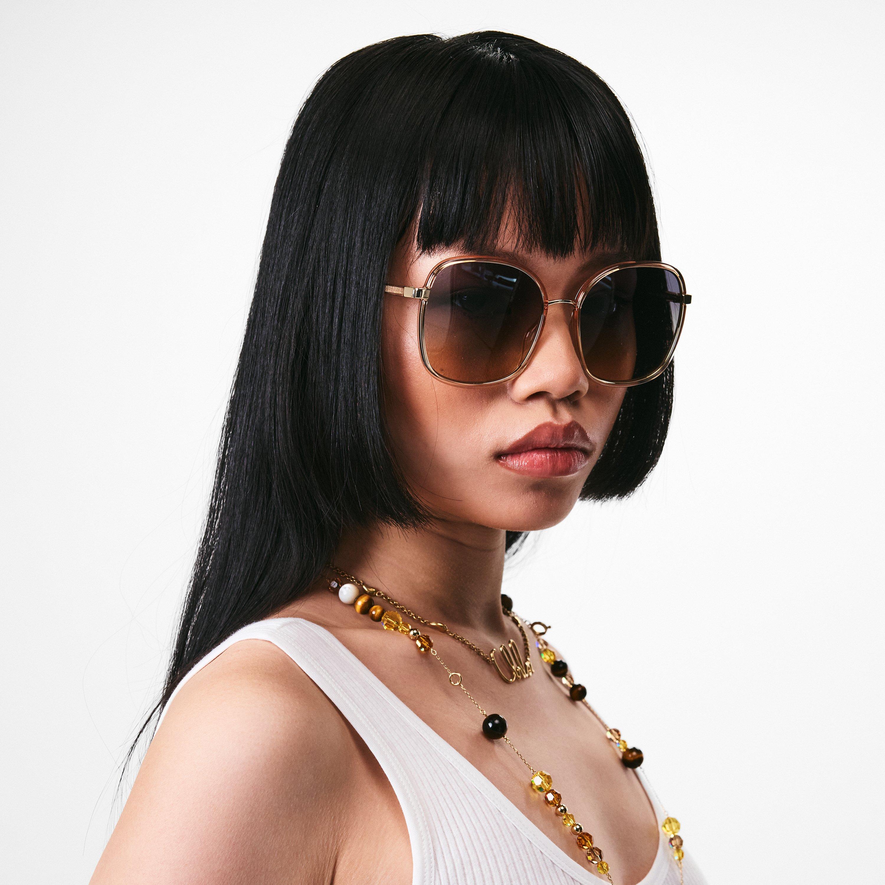 Orange - Chloe - CHLOE SUNGLASSES CH0031S - 2