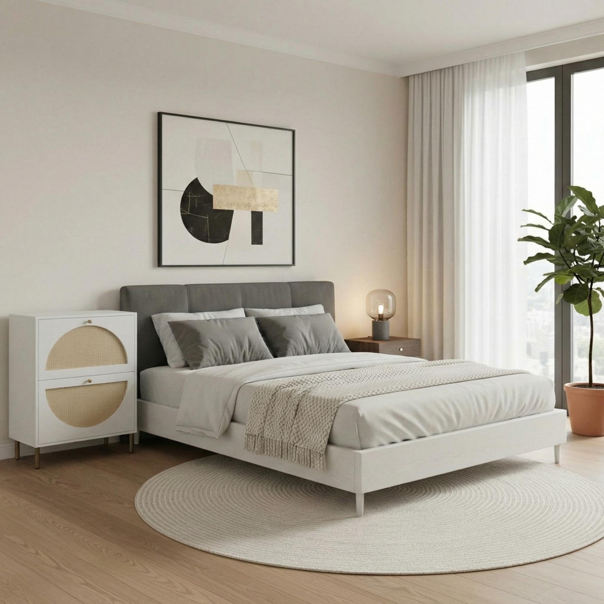 White - Linea - Shoe Cabinet - 2