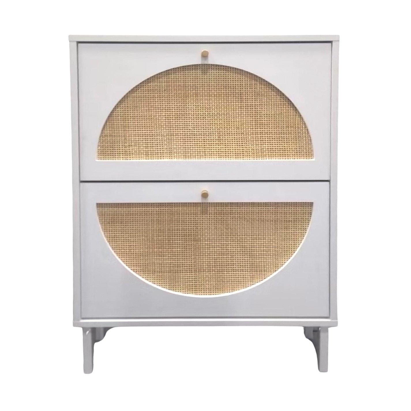 White - Linea - Shoe Cabinet - 3