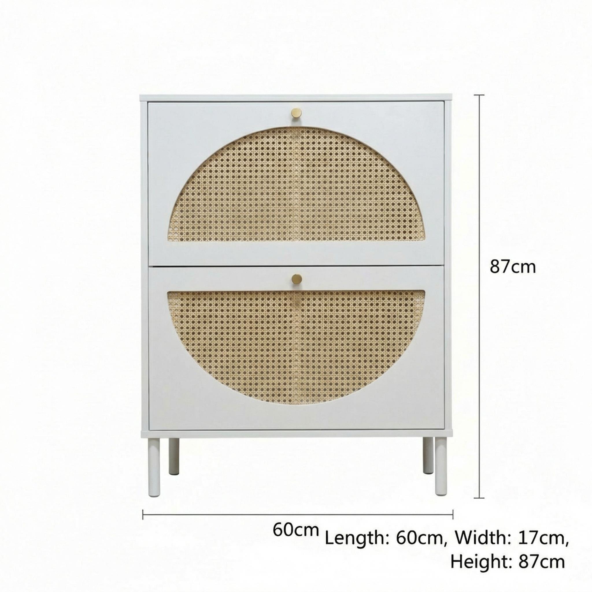 White - Linea - Shoe Cabinet - 4