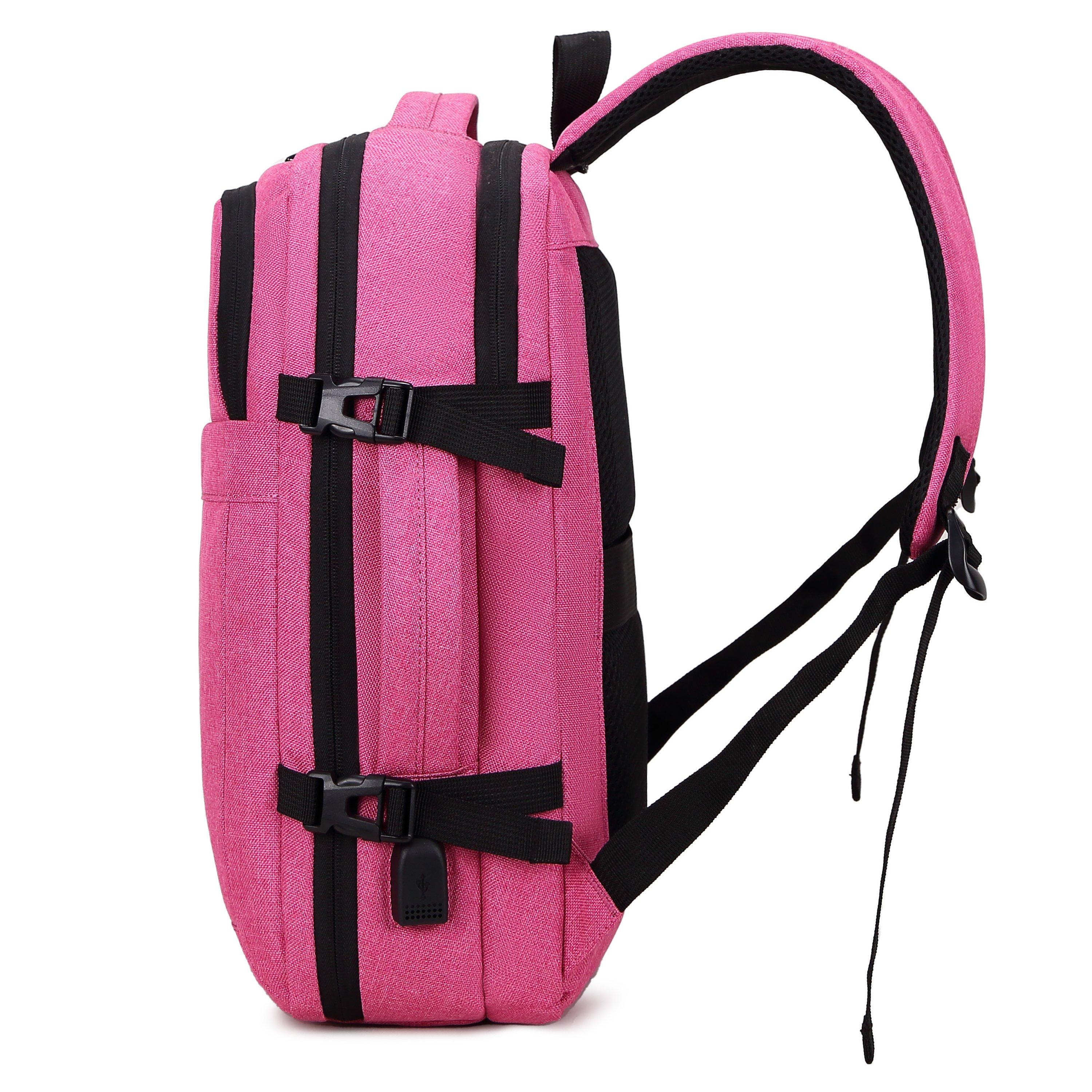 Ab008-28 Pink - A2B - Fernwah EasyJet 27L Onboard Laptop Cabin Backpack - 2