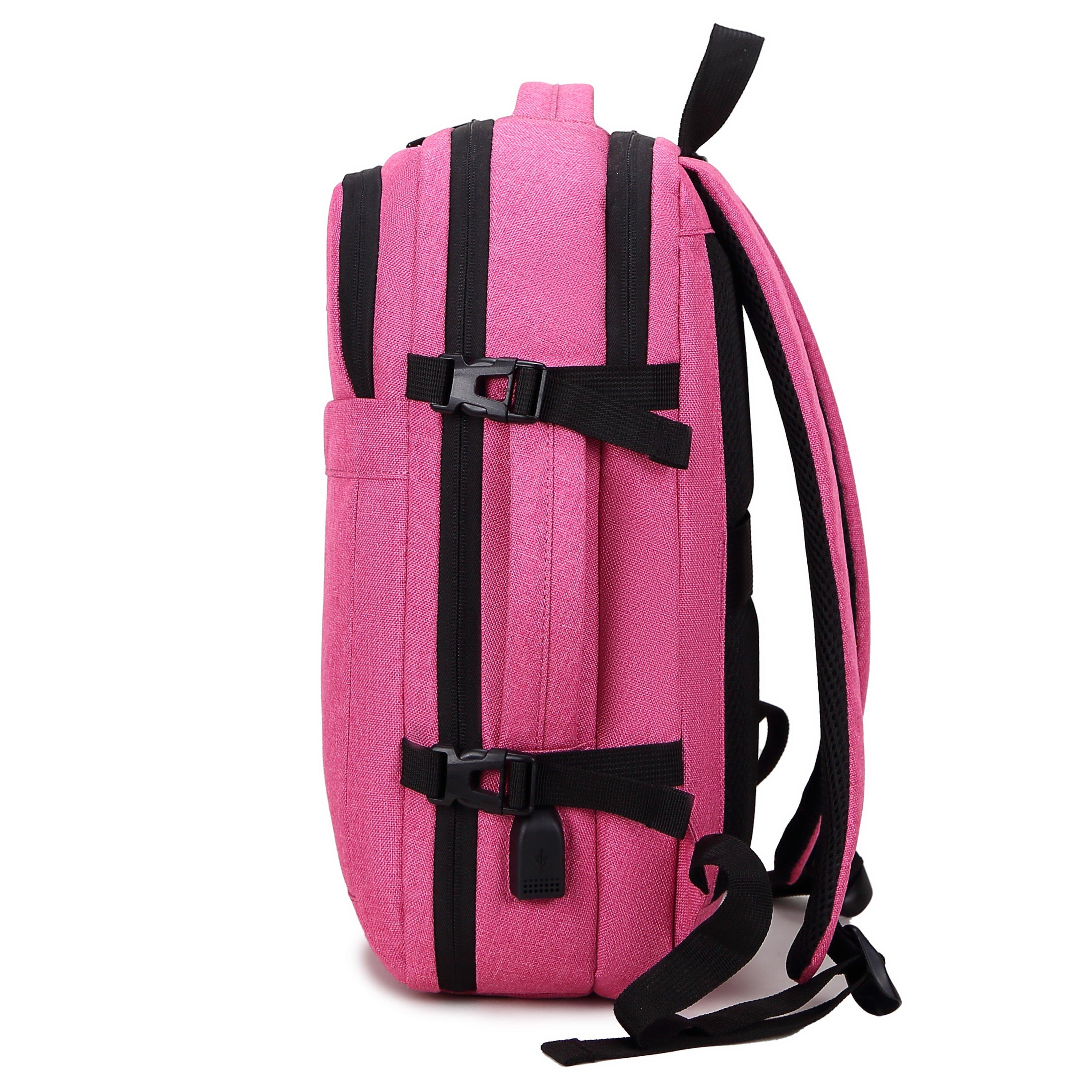 Ab008-28 Pink - A2B - Fernwah EasyJet 27L Onboard Laptop Cabin Backpack - 4