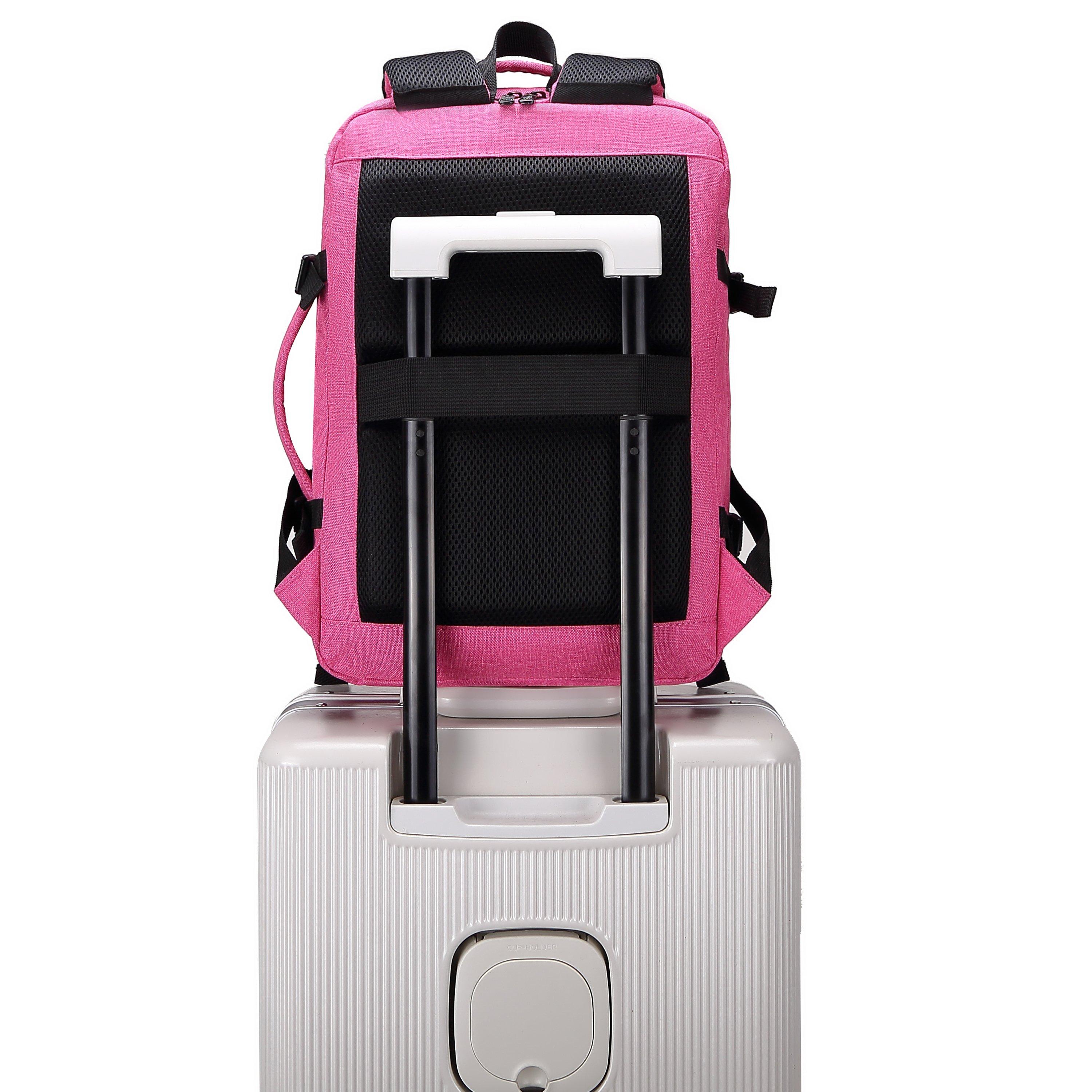 Ab008-28 Pink - A2B - Fernwah EasyJet 27L Onboard Laptop Cabin Backpack - 7