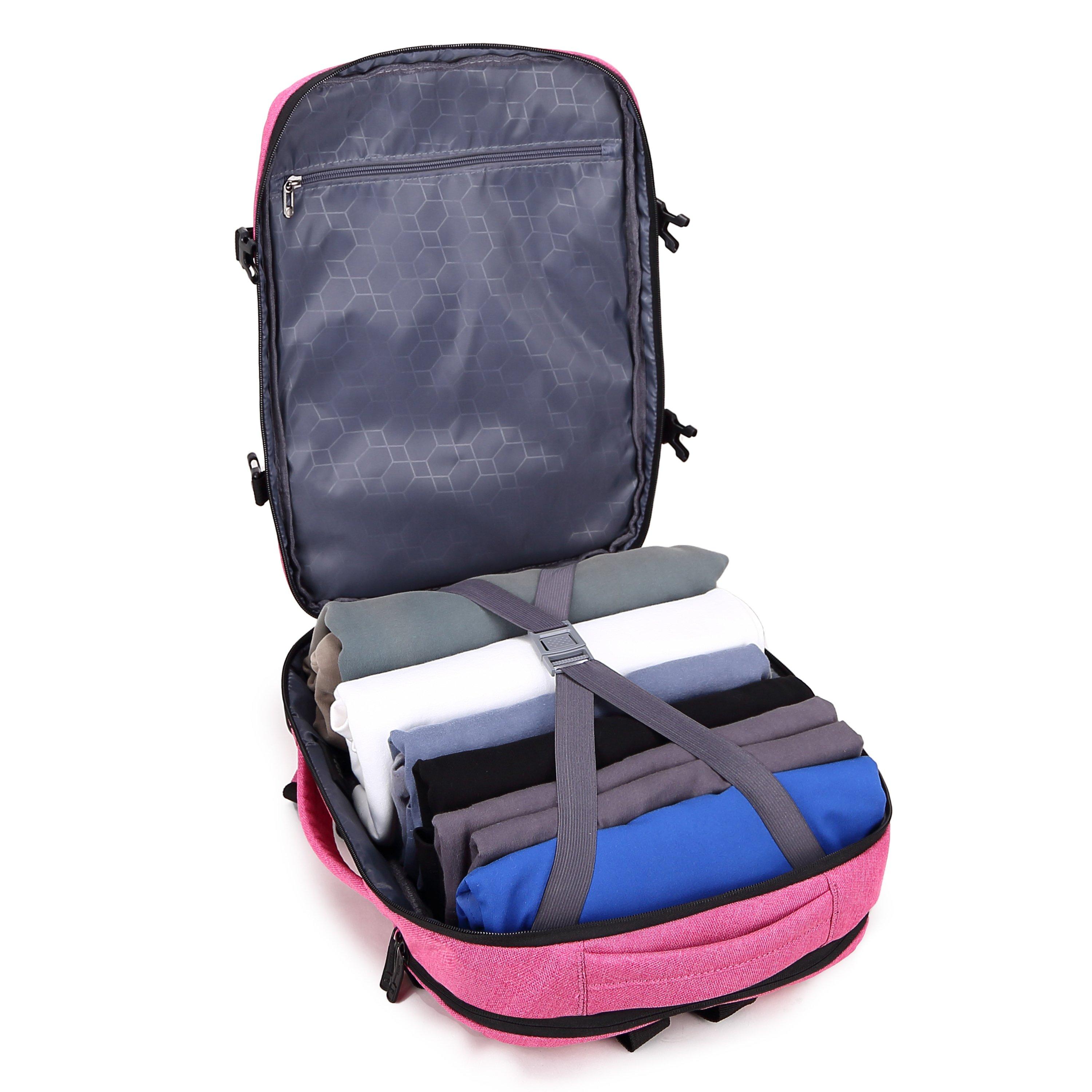 Ab008-28 Pink - A2B - Fernwah EasyJet 27L Onboard Laptop Cabin Backpack - 9