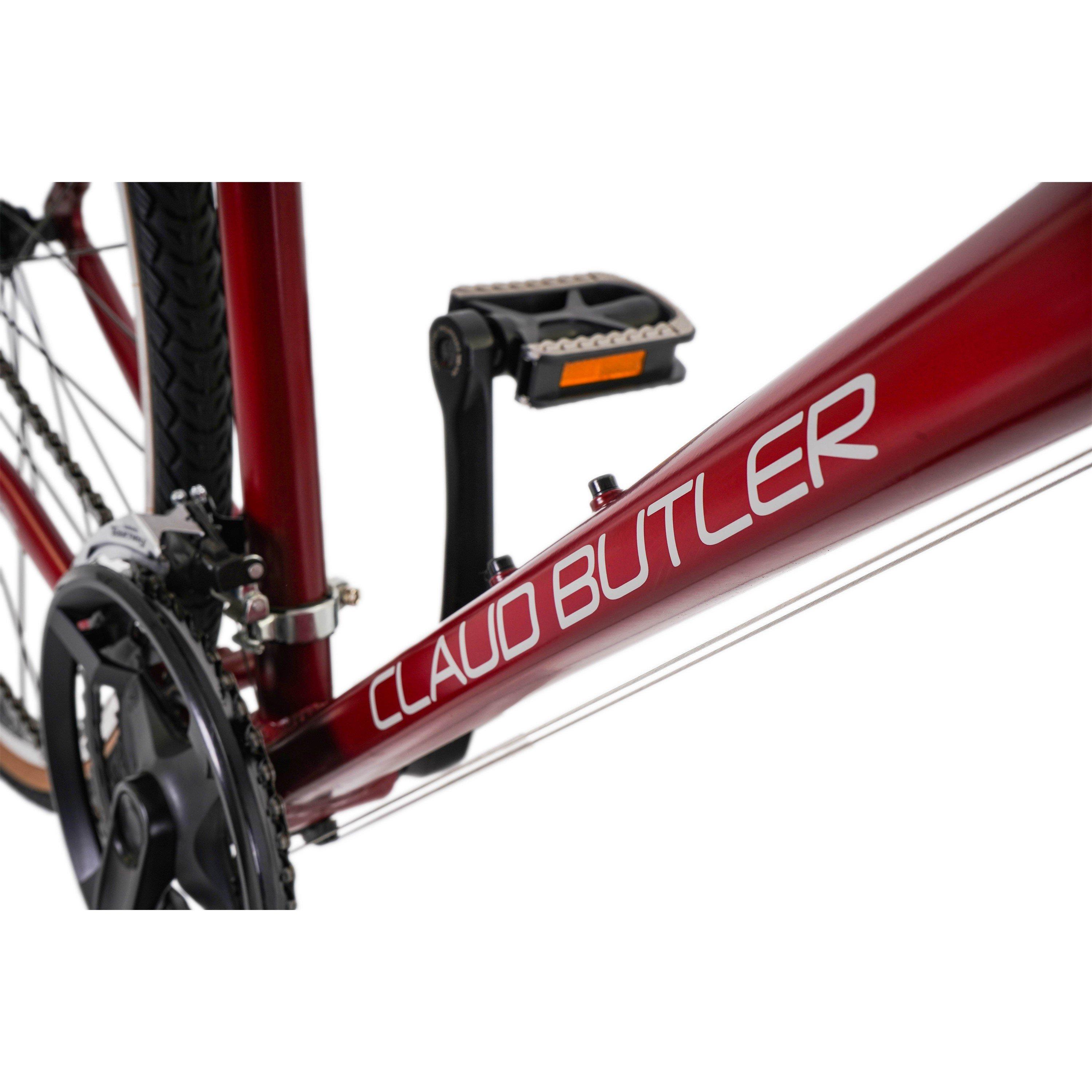 Red - Claud Butler - Claud Butler Explorer 2.0 Hybrid Bike - 4