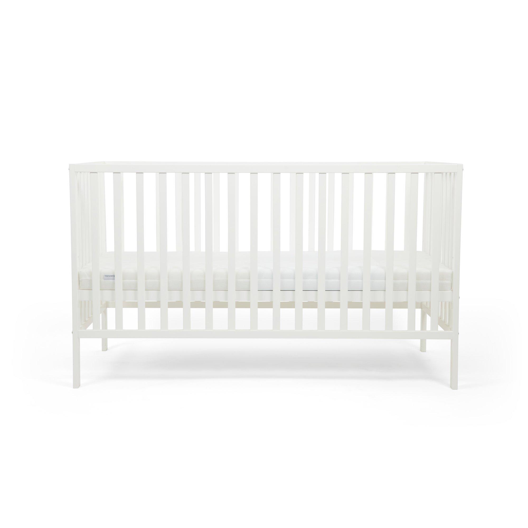 White - Ickle Bubba - Hartley Classic Cot and Premium Sprung Mattress - 4