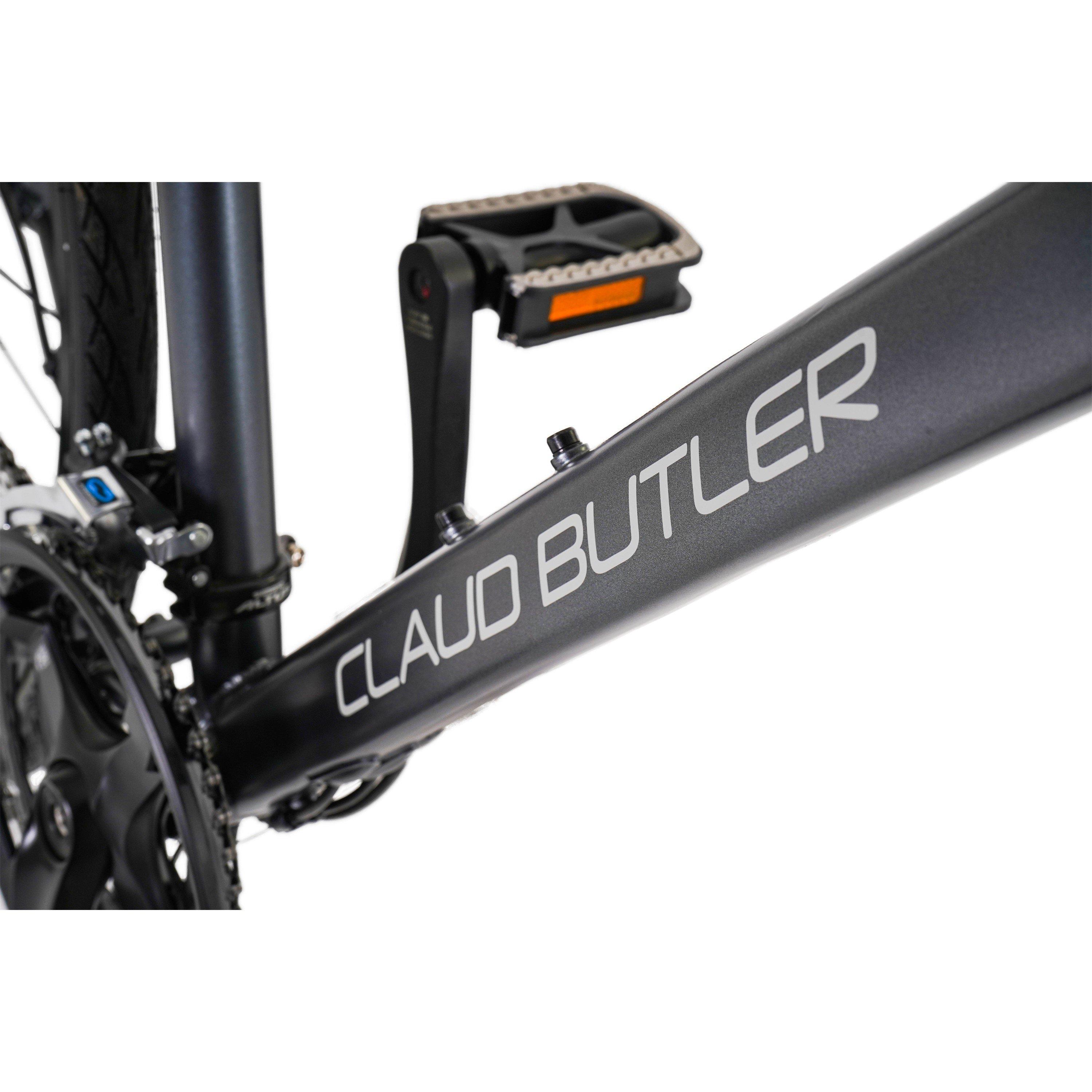 Grey - Claud Butler - Claud Butler Explorer 4.0 Hybrid Bike - 4