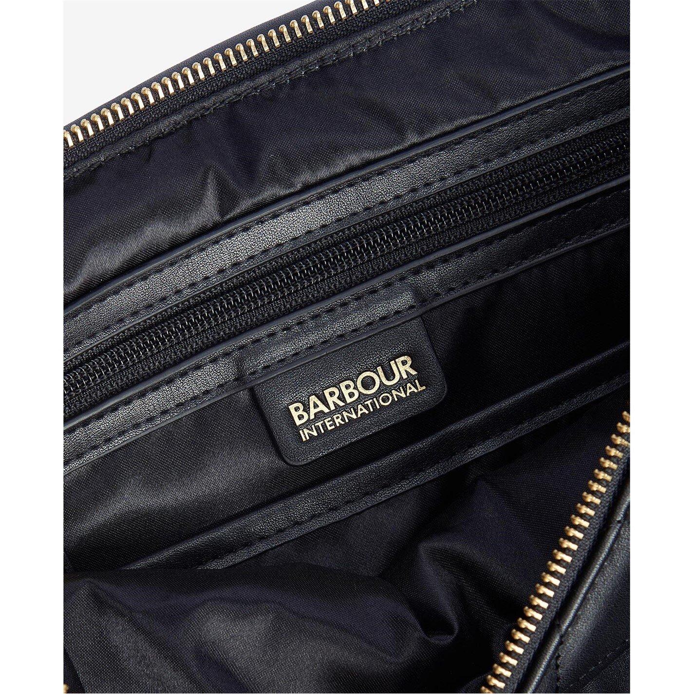 Black - Barbour International - Quilted Hoxton Backpack - 10