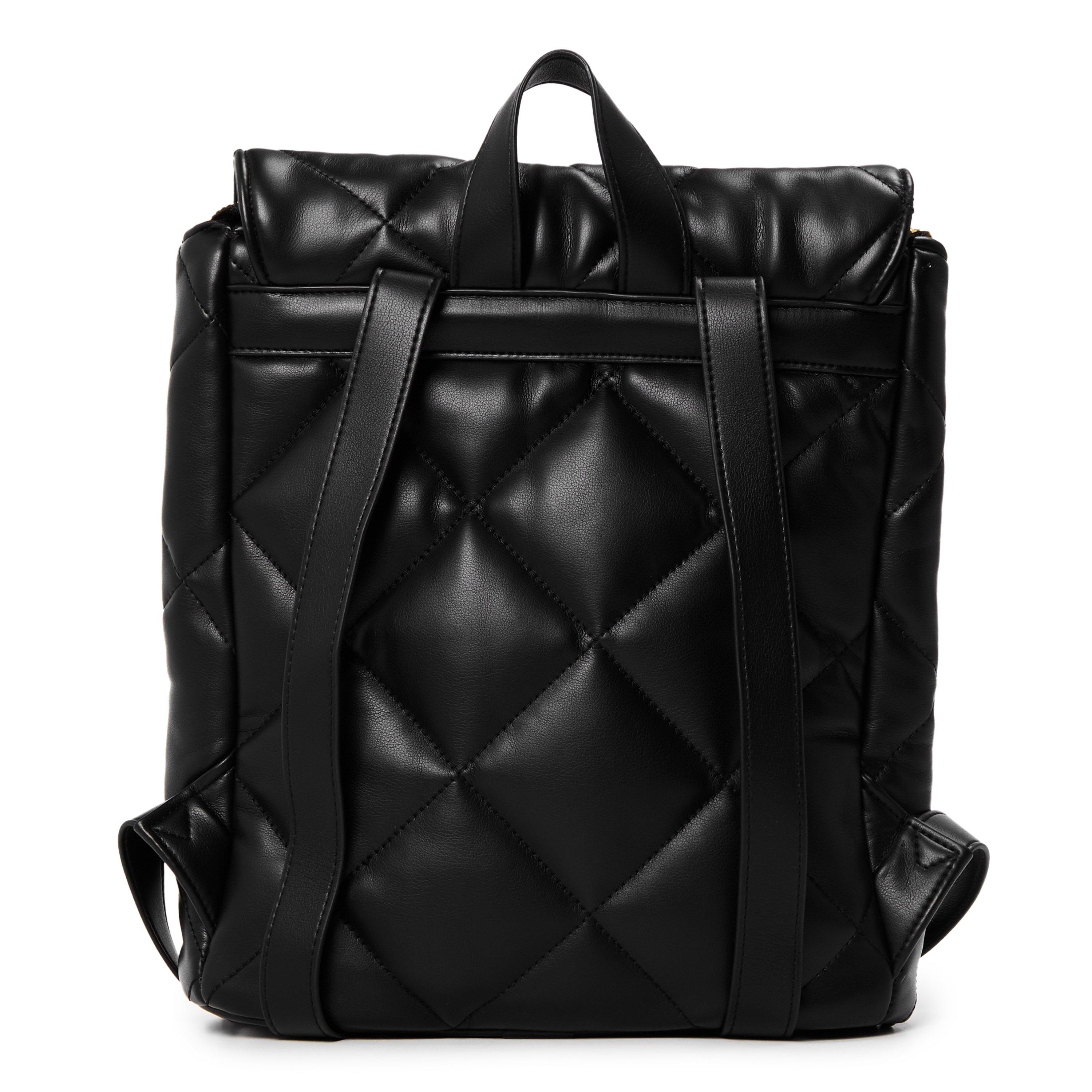 Black - Barbour International - Quilted Hoxton Backpack - 2