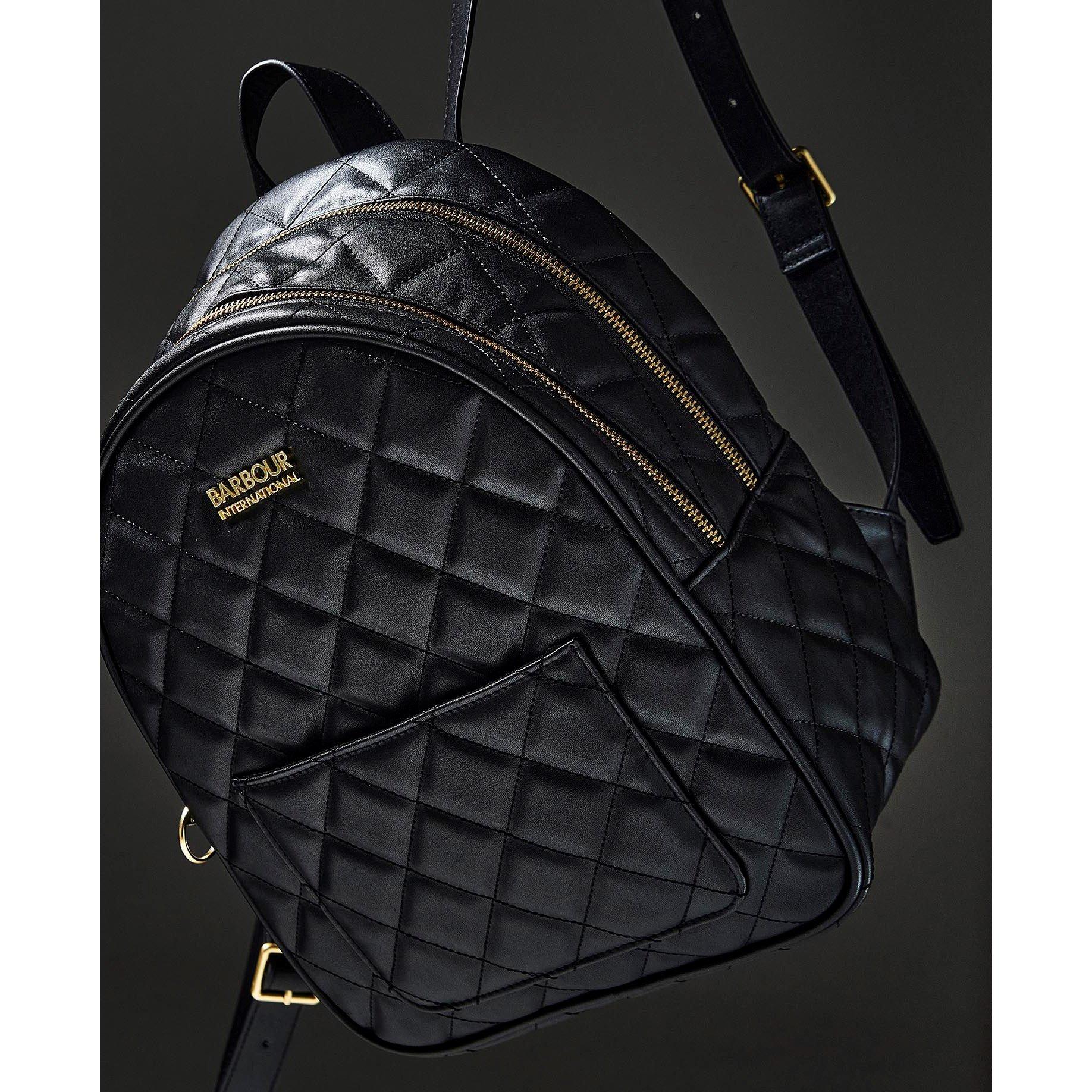 barbour highbury leather backpack Cotton Blend Drawstring Bag ring at the side to personalise with charms Storage Units Man And Van