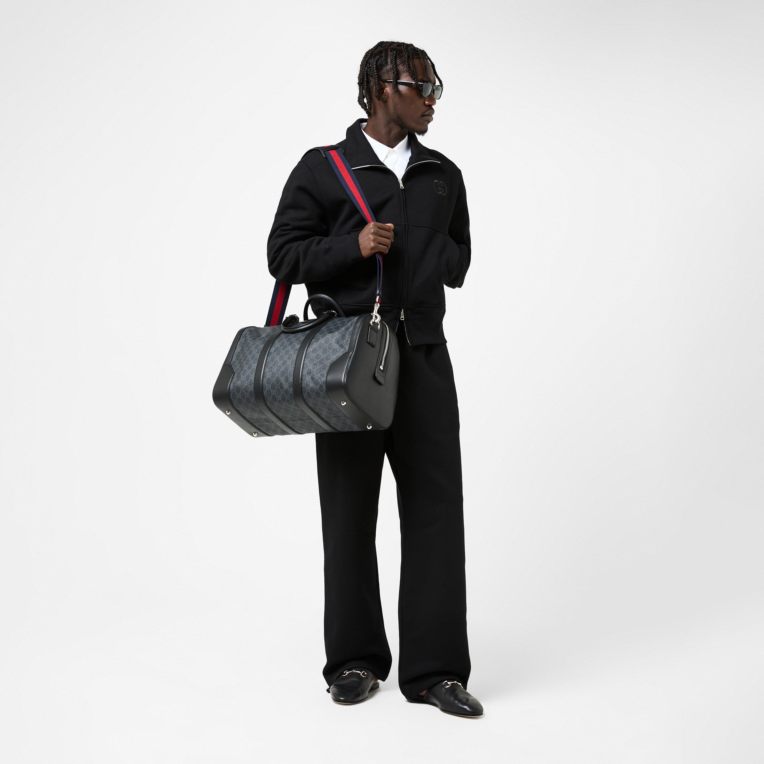 Black/Grey - Gucci - Men's Rectangle Sunglasses - 6