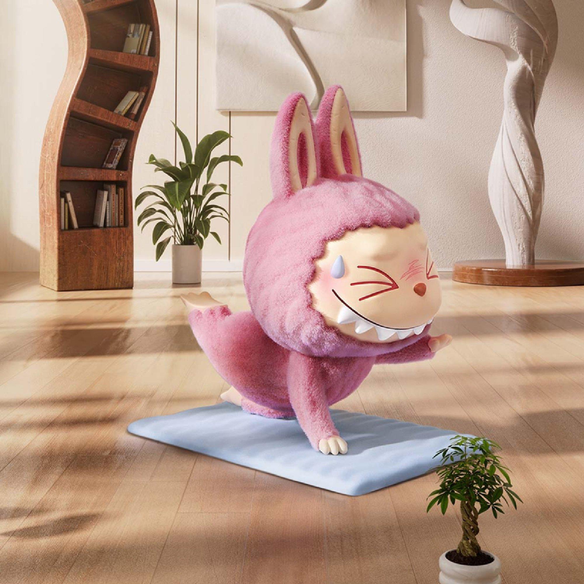 正規品POPMART labubu THE MONSTERS Lazy Yoga Pop Mart THE MONSTERS Lazy Yoga Series Single Blind Box | FRASERS