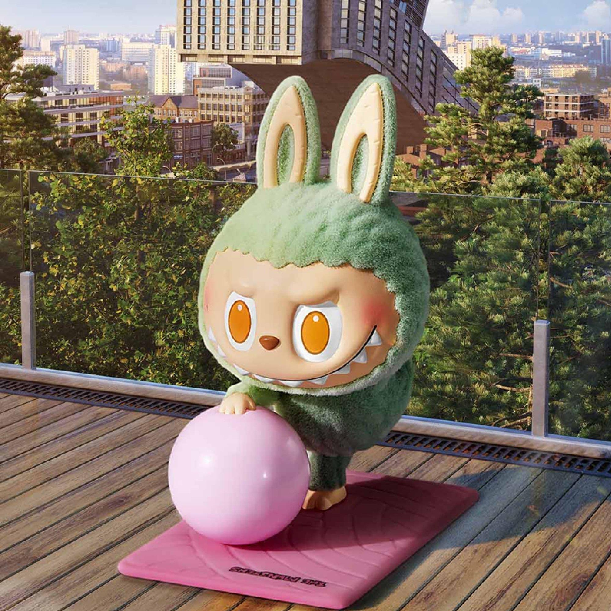Pop Mart THE MONSTERS Lazy Yoga Series Single Blind Box | Sports