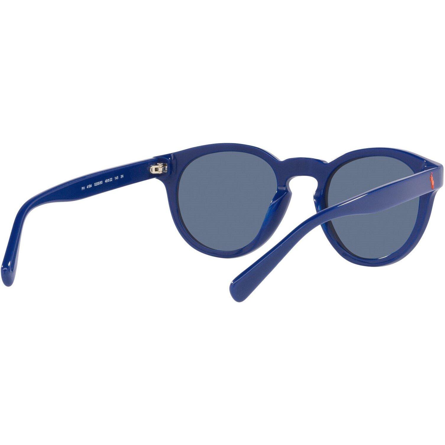 Blue - Polo Ralph Lauren - Men's Round Sunglasses - 8