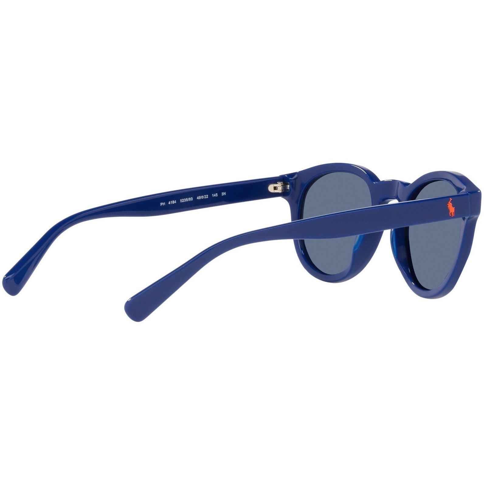 Blue - Polo Ralph Lauren - Men's Round Sunglasses - 9