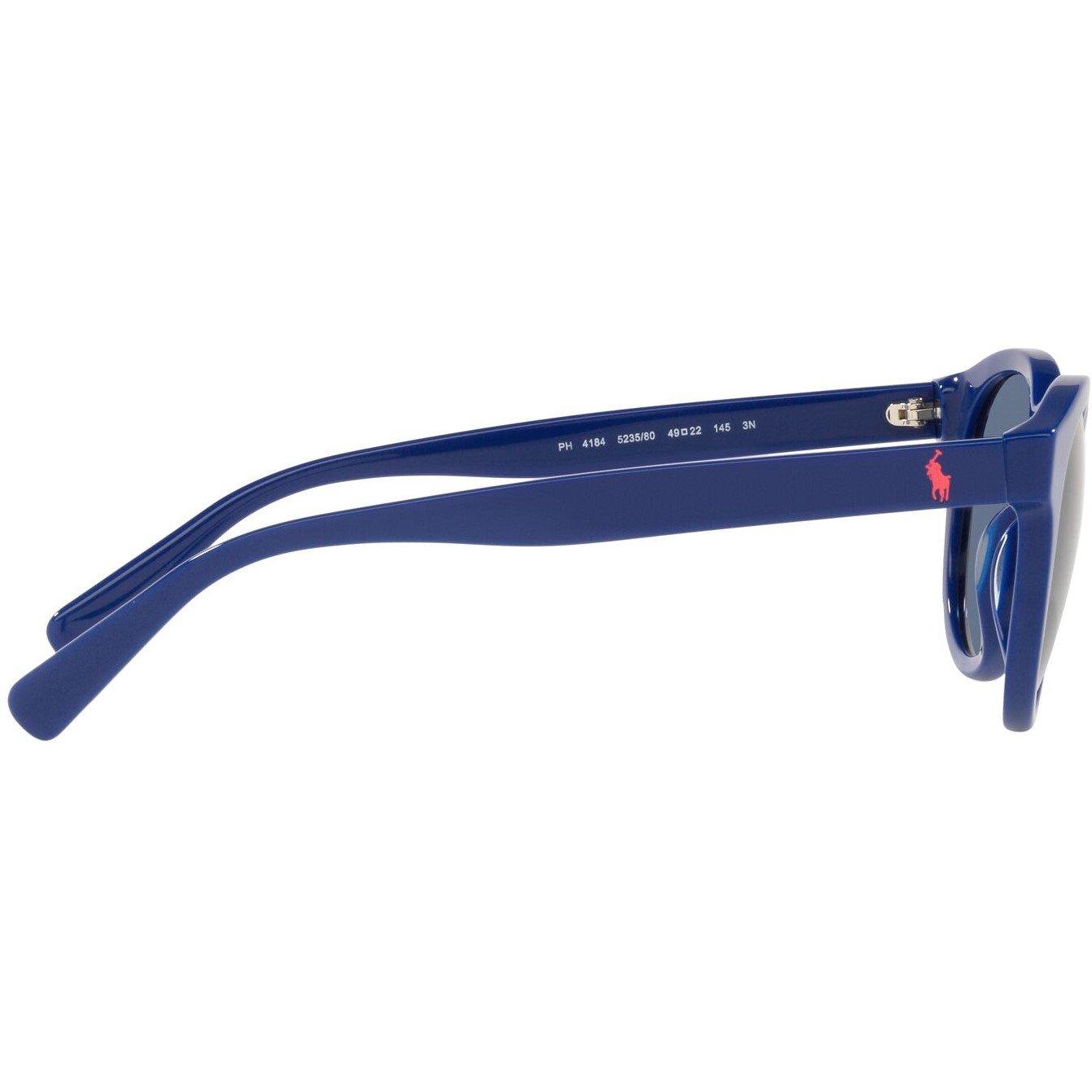 Blue - Polo Ralph Lauren - Men's Round Sunglasses - 10