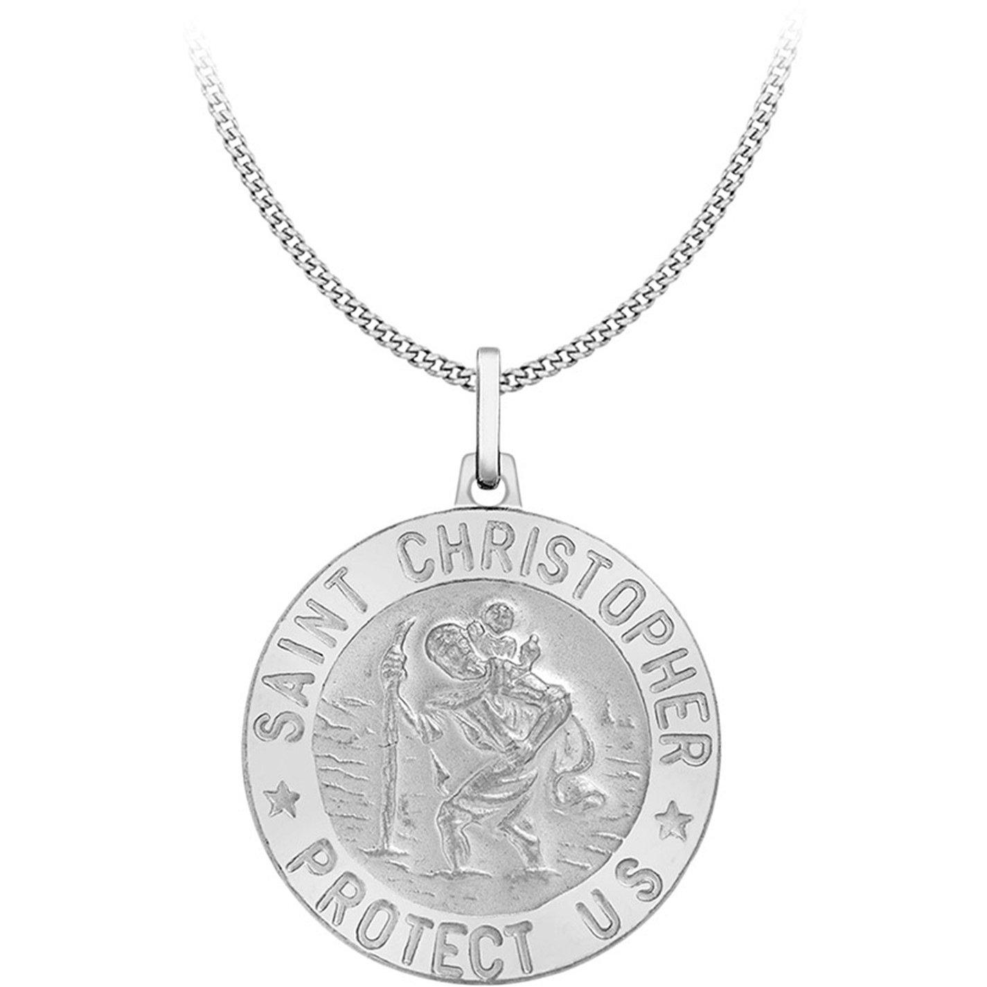 Sterling Silver - Be You - Sterling Silver St Christopher Necklace - 1