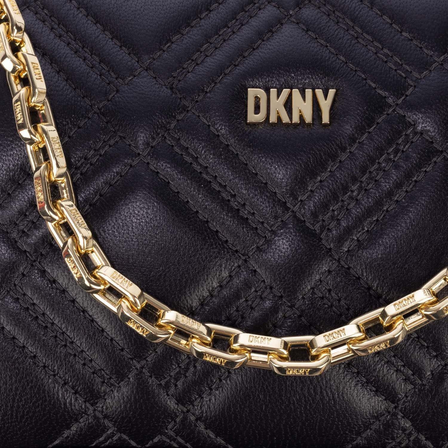 Black Gold - DKNY - Evon Tz Cross Body Bag - 4