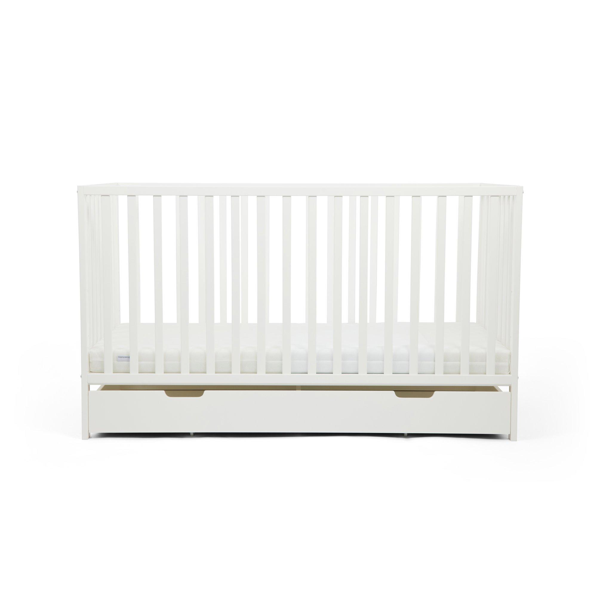 White - Ickle Bubba - Hartley Classic Cot & Under Drawer - 4