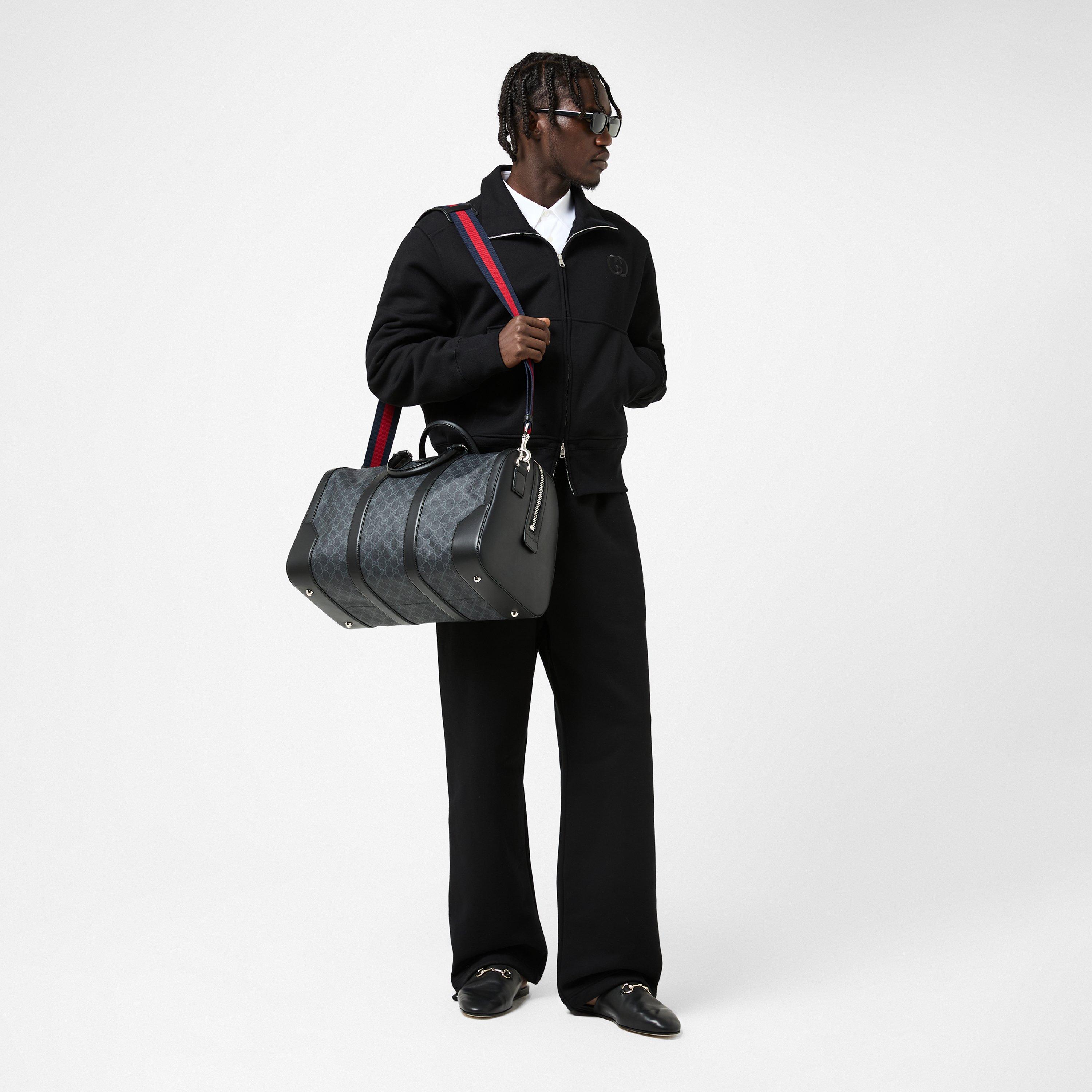 Black/Grey - Gucci - Men's Rectangle Sunglasses - 6