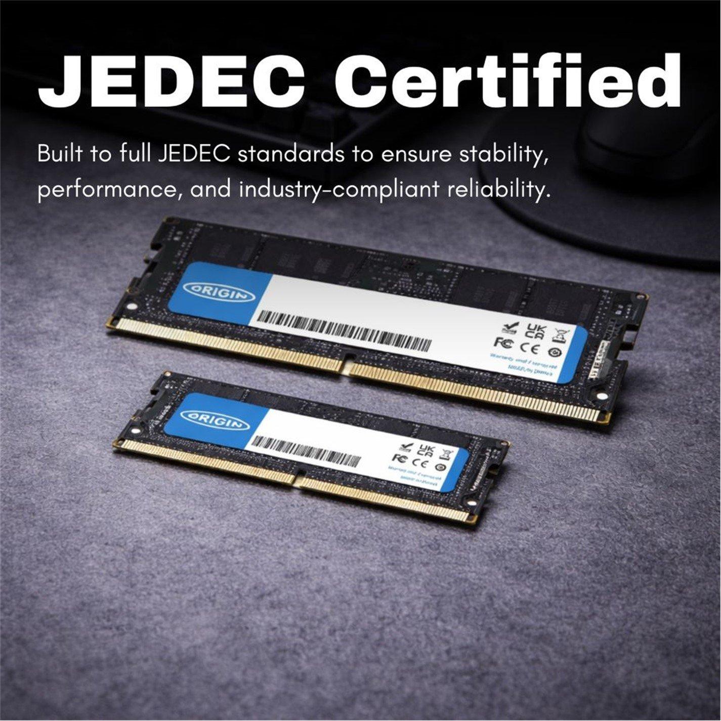 Origin | Origin Storage 8GB DDR5 5600MHz SODIMM 1Rx16 Non-ECC 1.1V
