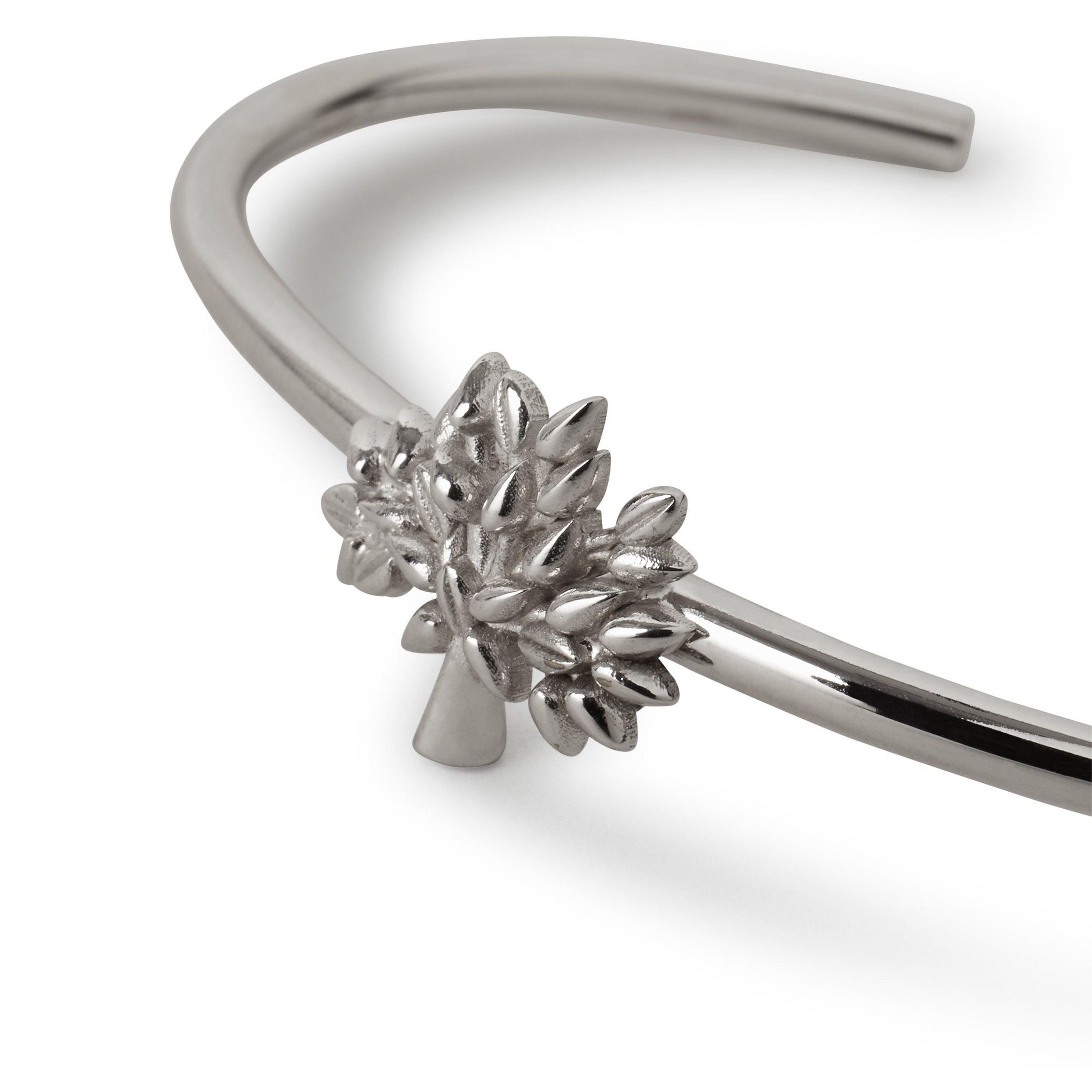 Silver - Mulberry - Women's Tree Bangles - 2