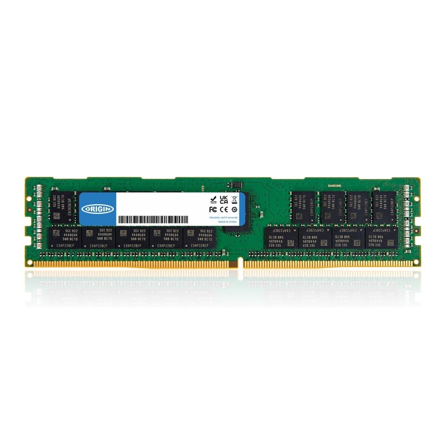 Green - Origin - Origin Storage 32GB DDR4 2666MHz RDIMM 2Rx4 ECC 1.2V - 1