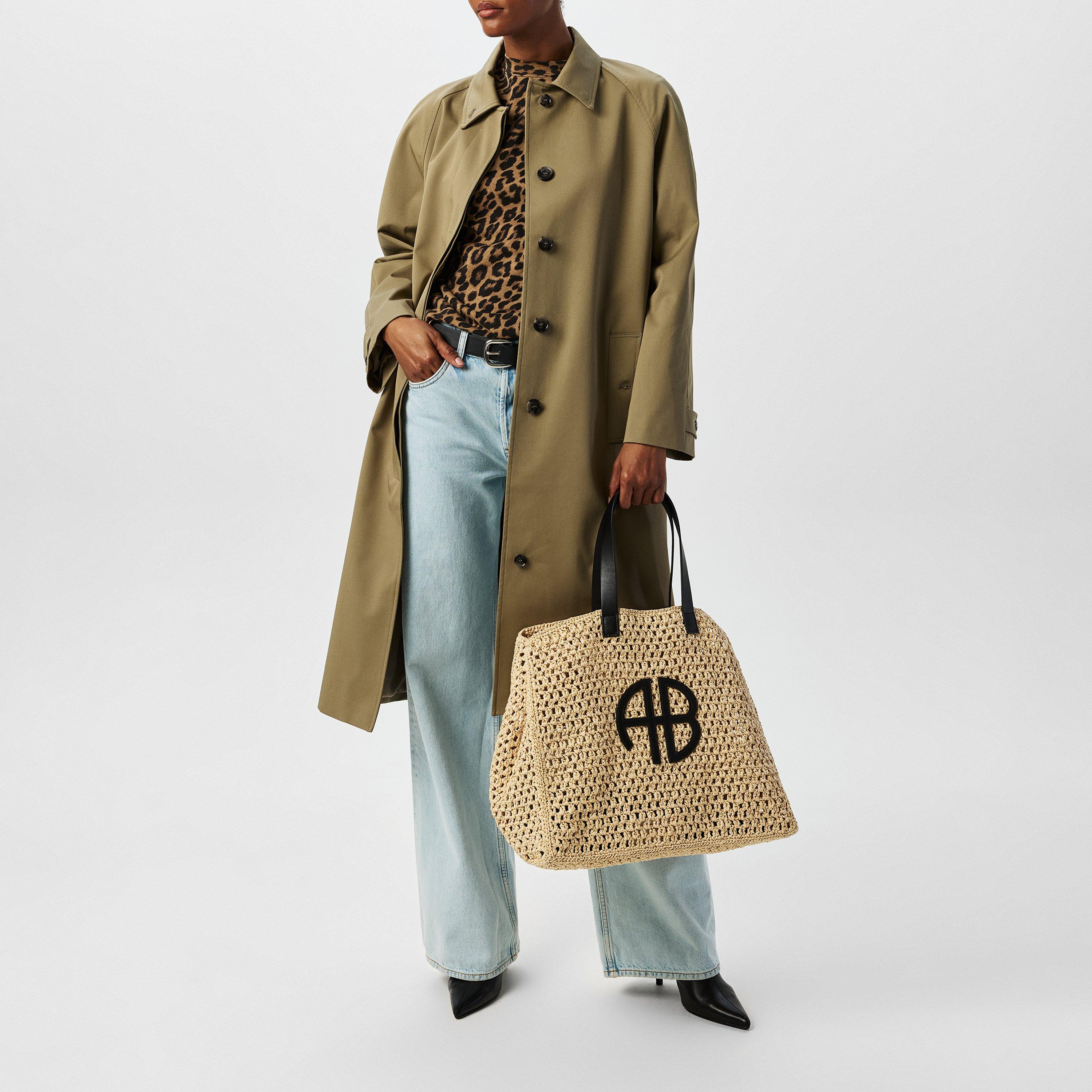 Natural - Anine Bing - Women's Rio Large Straw Tote Bag - 5