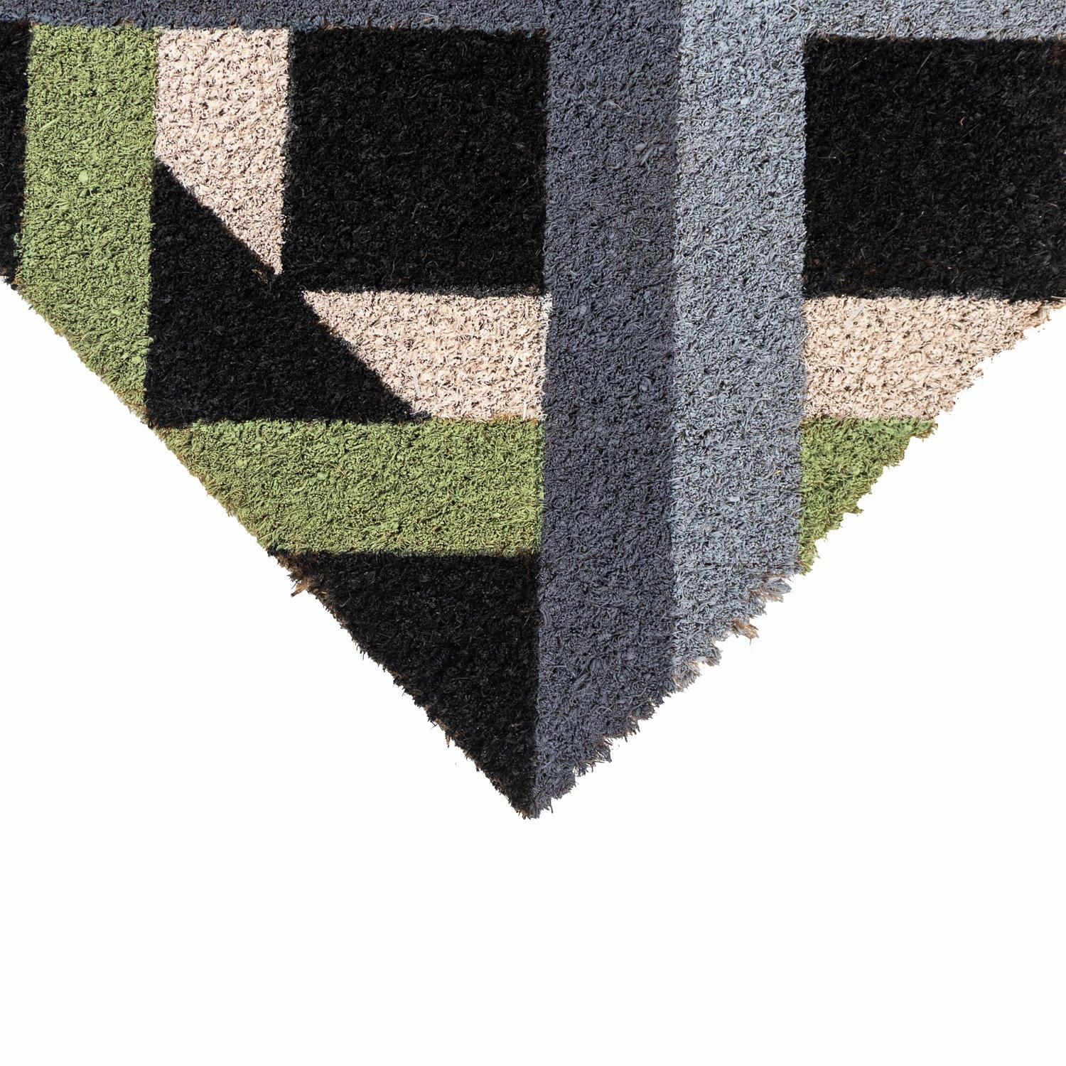 Multi - JVL - JVL Latex Coir - Geo 40x60cm - 2