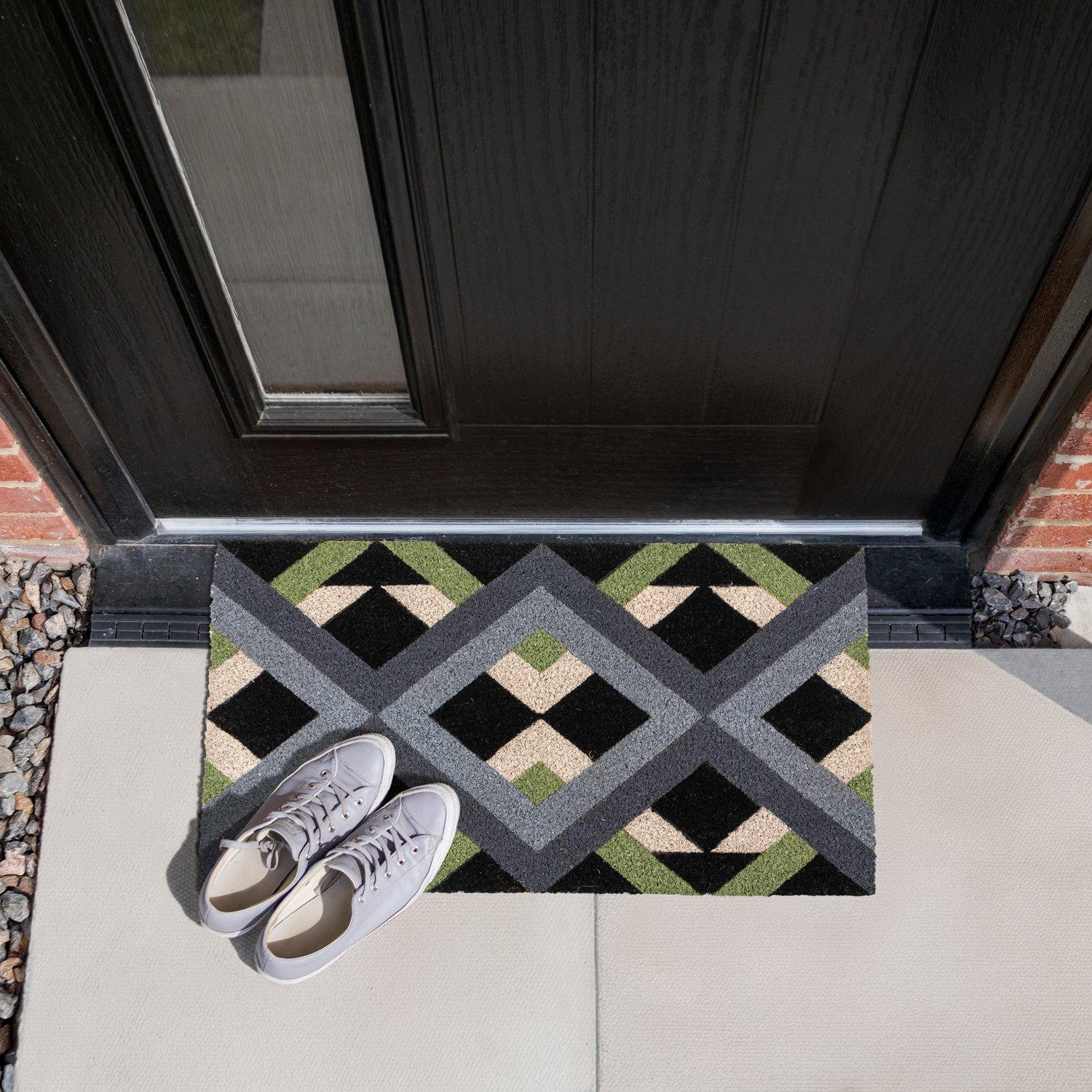 Multi - JVL - JVL Latex Coir - Geo 40x60cm - 11