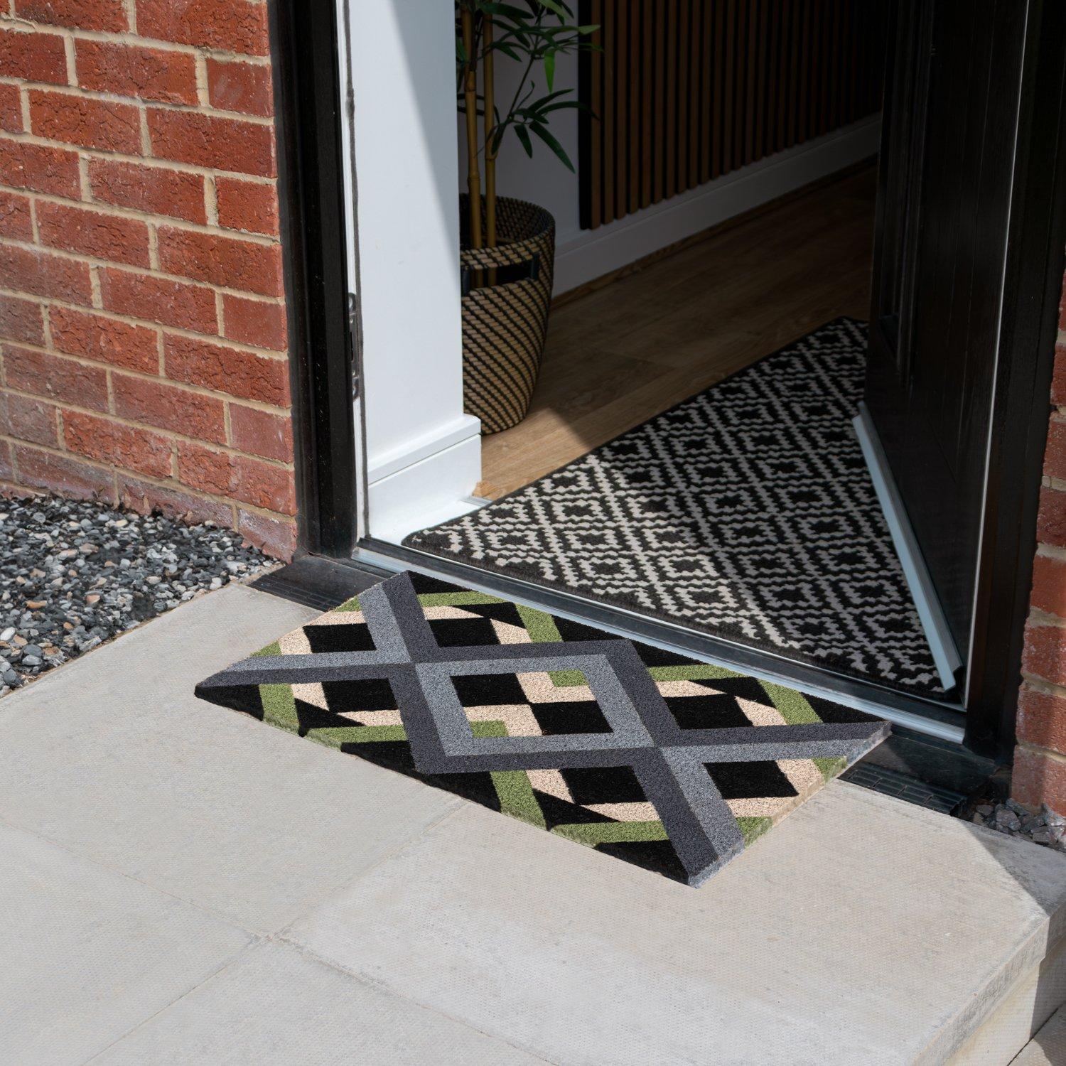 Multi - JVL - JVL Latex Coir - Geo 40x60cm - 12