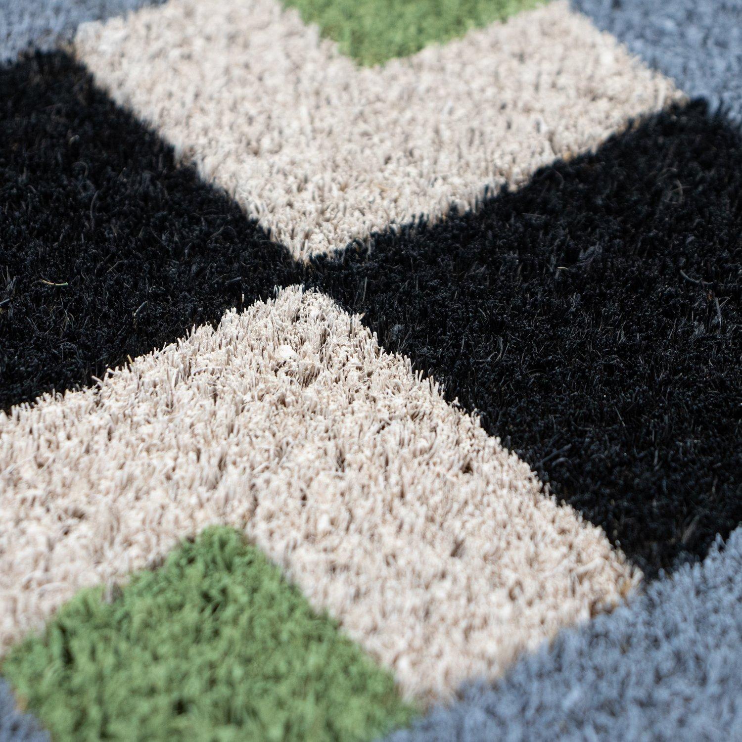 Multi - JVL - JVL Latex Coir - Geo 40x60cm - 3