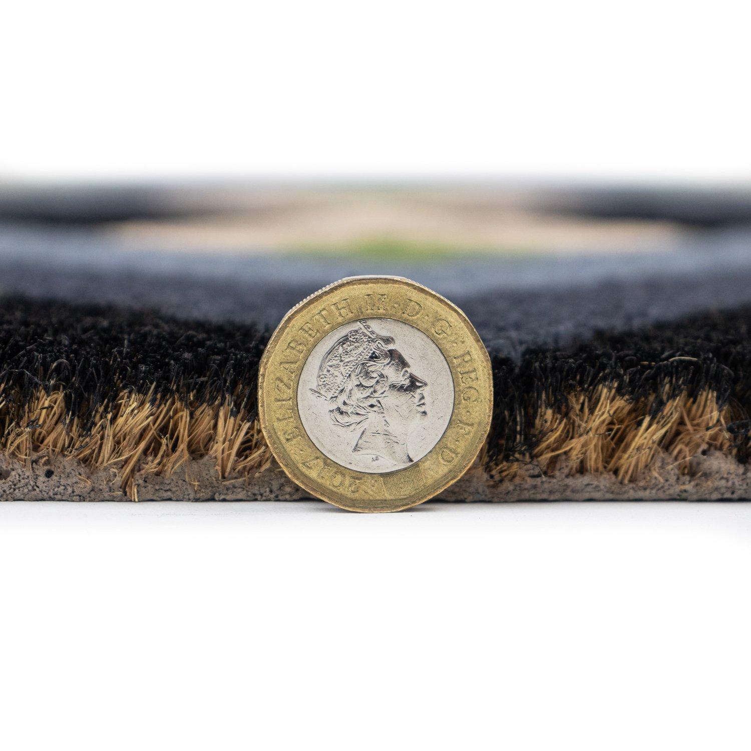 Multi - JVL - JVL Latex Coir - Geo 40x60cm - 4