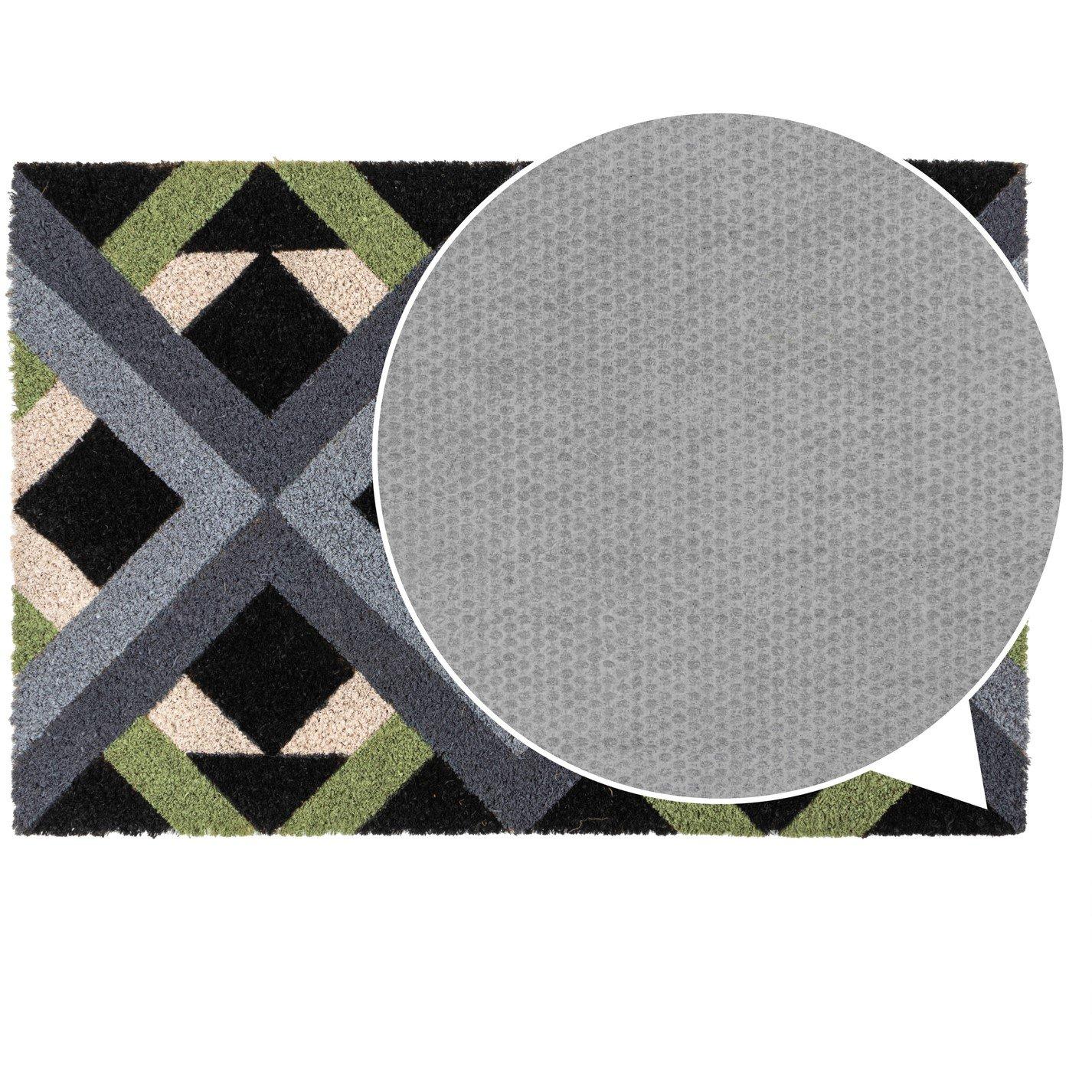 Multi - JVL - JVL Latex Coir - Geo 40x60cm - 5