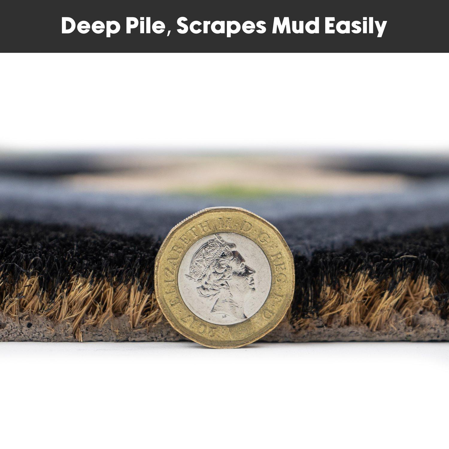 Multi - JVL - JVL Latex Coir - Geo 40x60cm - 7