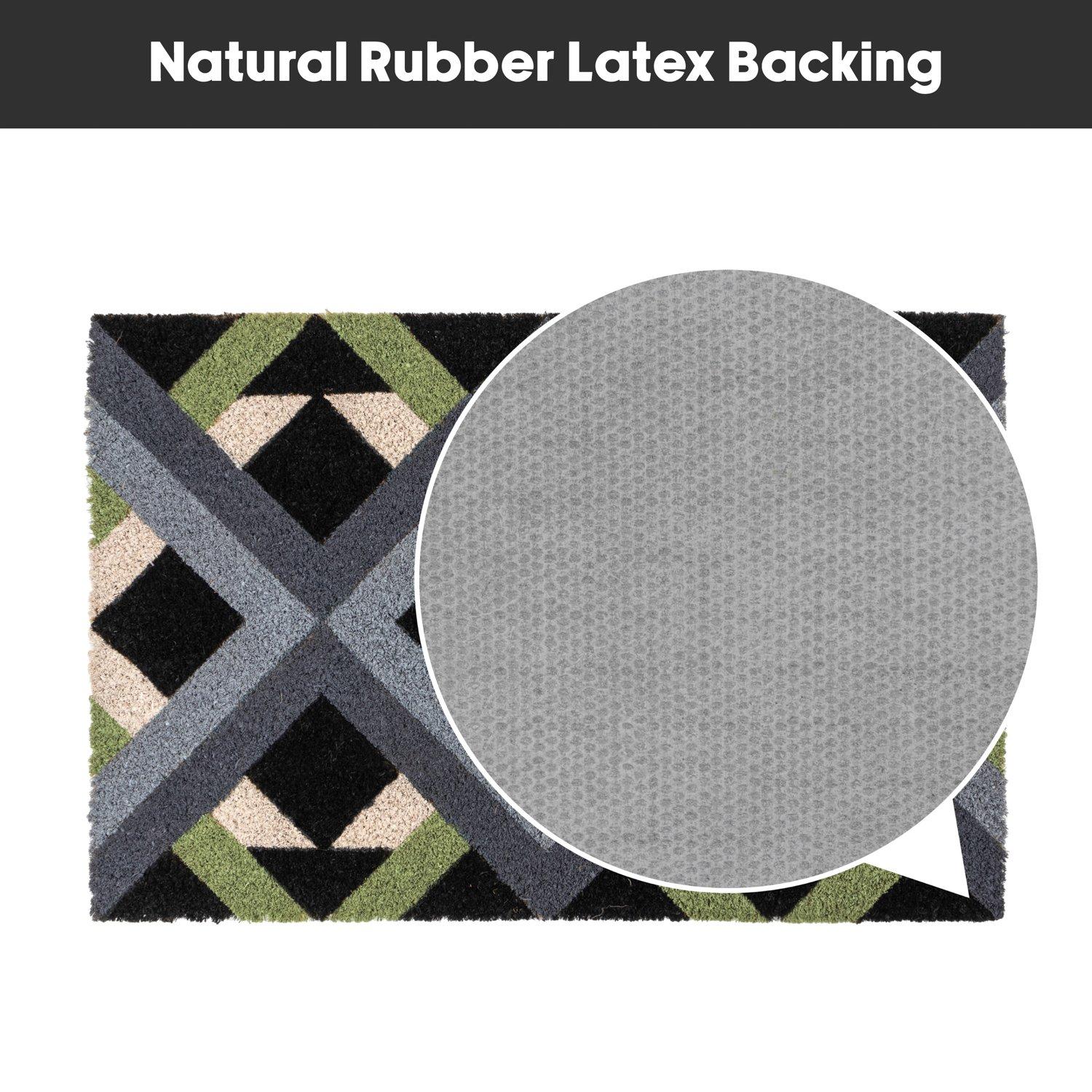 Multi - JVL - JVL Latex Coir - Geo 40x60cm - 8