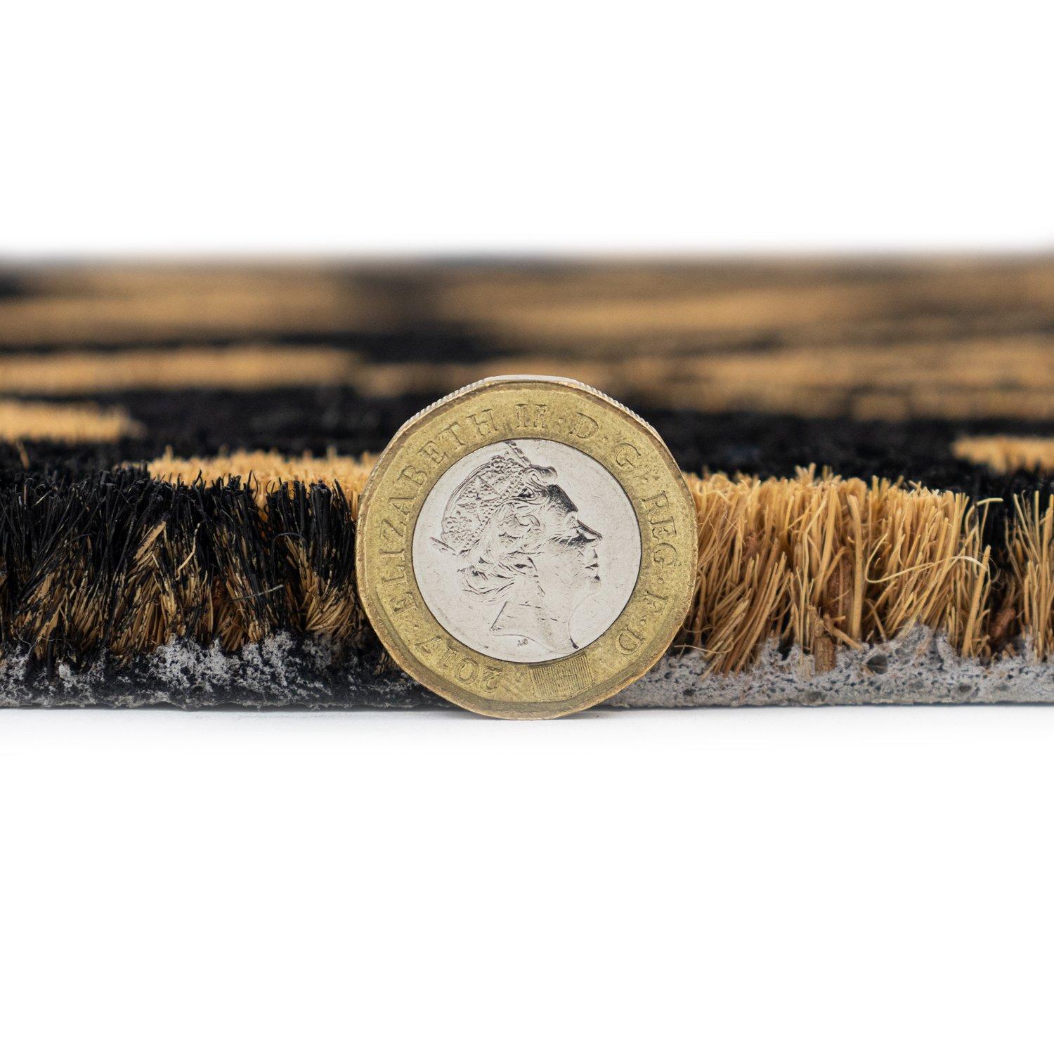 Multi - JVL - JVL Latex Coir - Sycamore 40x60cm - 4