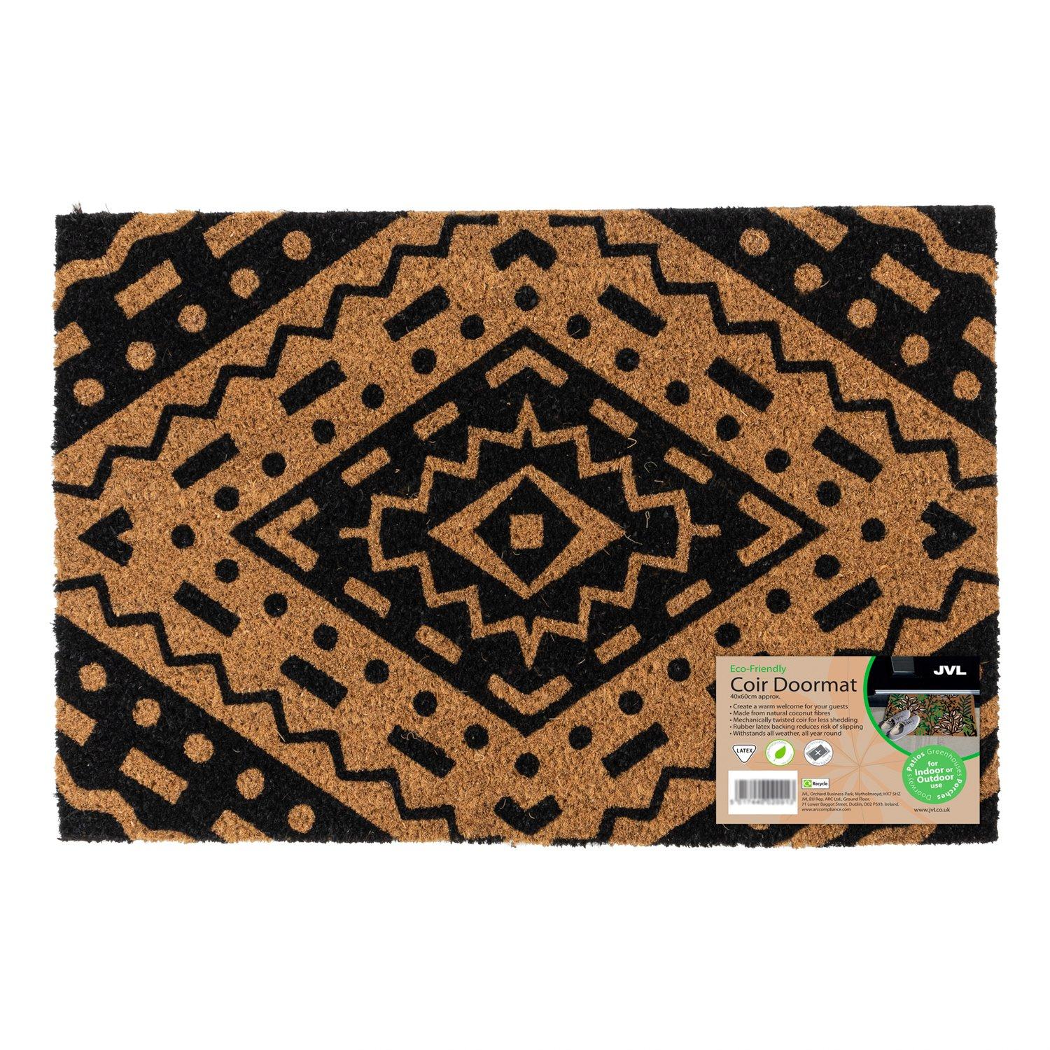 Multi - JVL - JVL Latex Coir - Aztec 40x60cm - 13