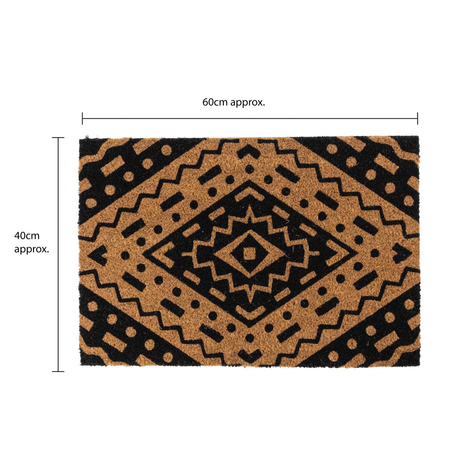 Multi - JVL - JVL Latex Coir - Aztec 40x60cm - 14