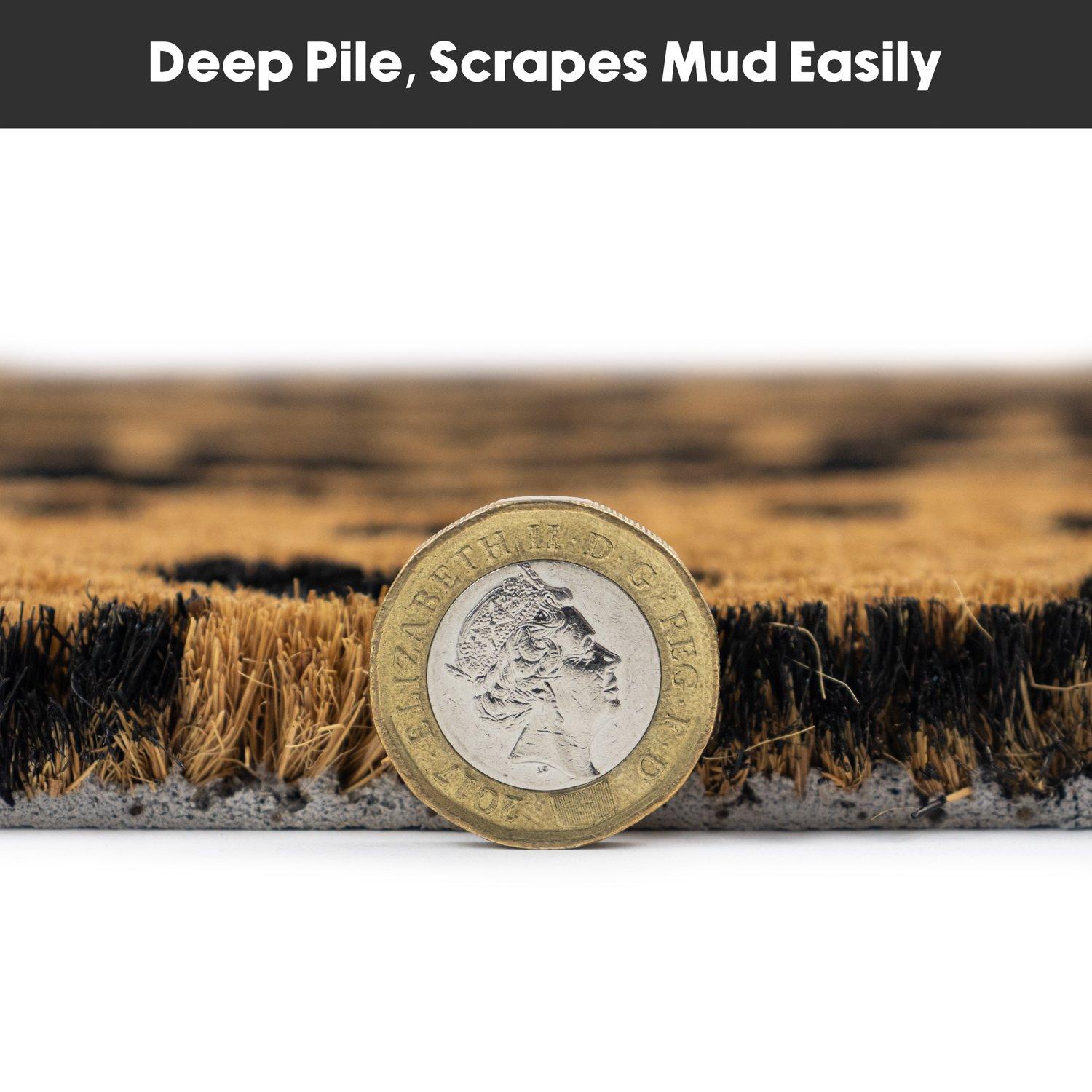 Multi - JVL - JVL Latex Coir - Aztec 40x60cm - 6