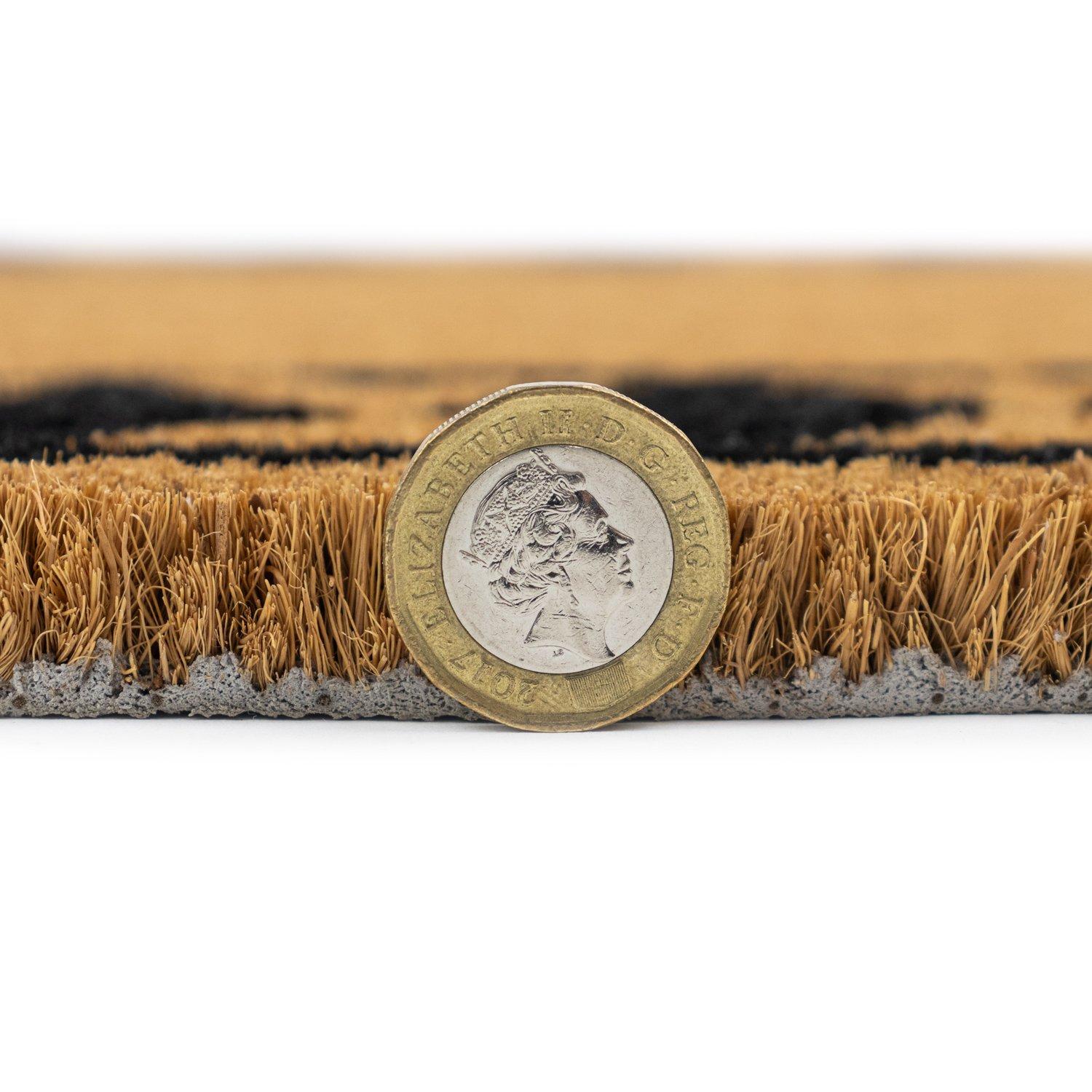 Multi - JVL - JVL Latex Coir - Diamond Border 40x60cm - 3