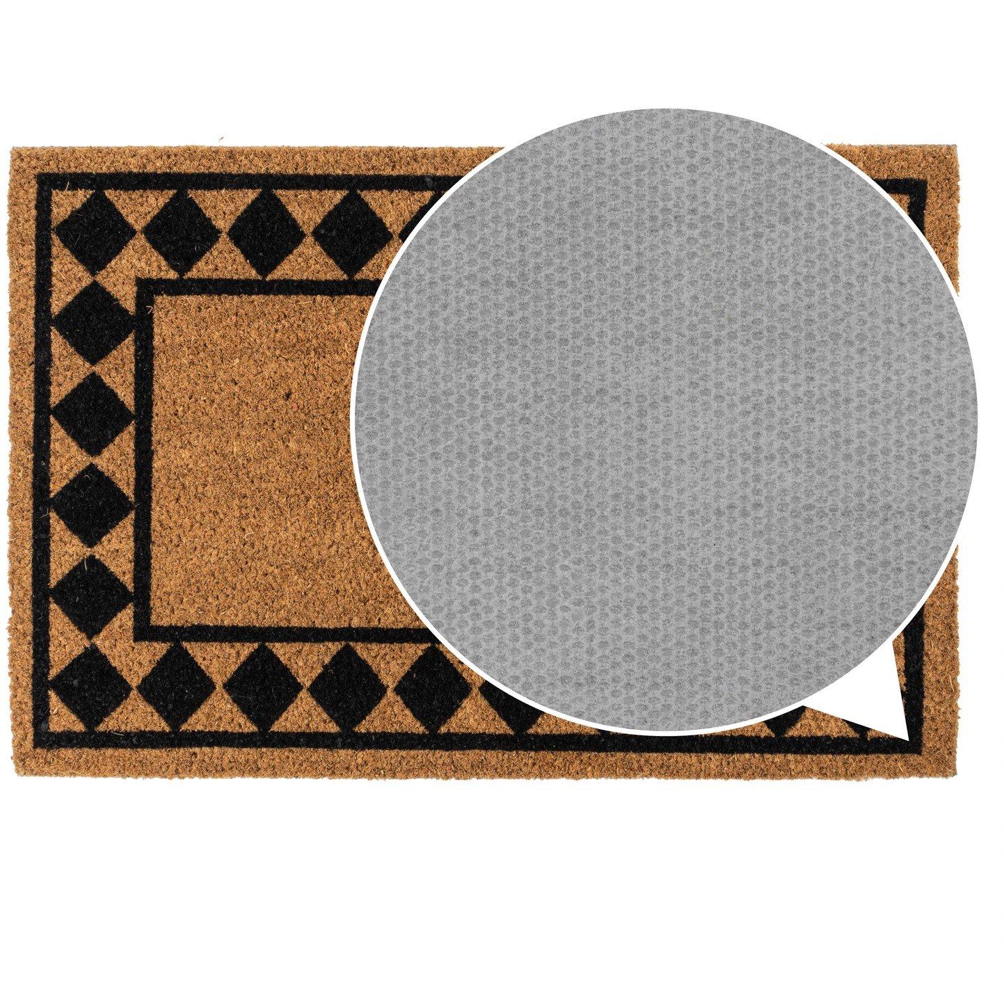 Multi - JVL - JVL Latex Coir - Diamond Border 40x60cm - 4