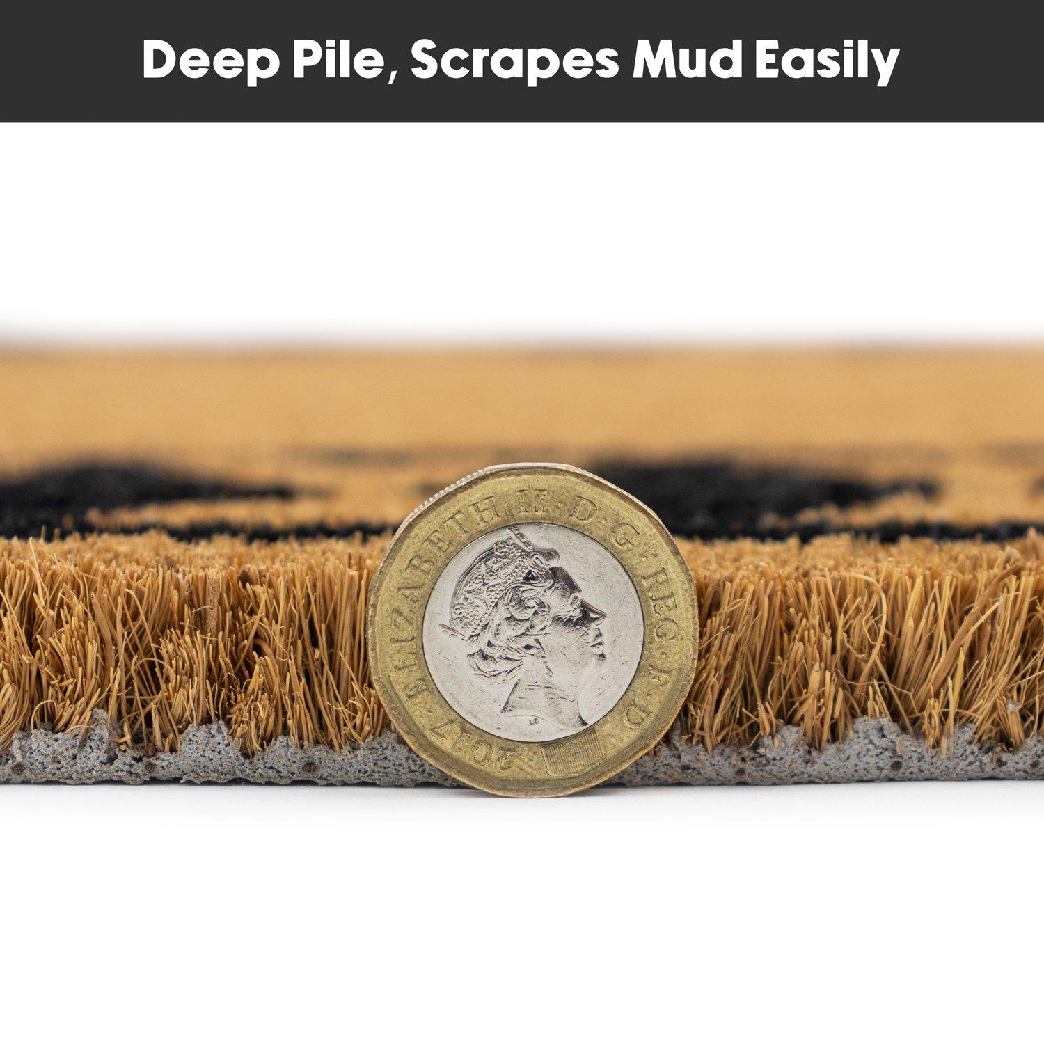 Multi - JVL - JVL Latex Coir - Diamond Border 40x60cm - 6