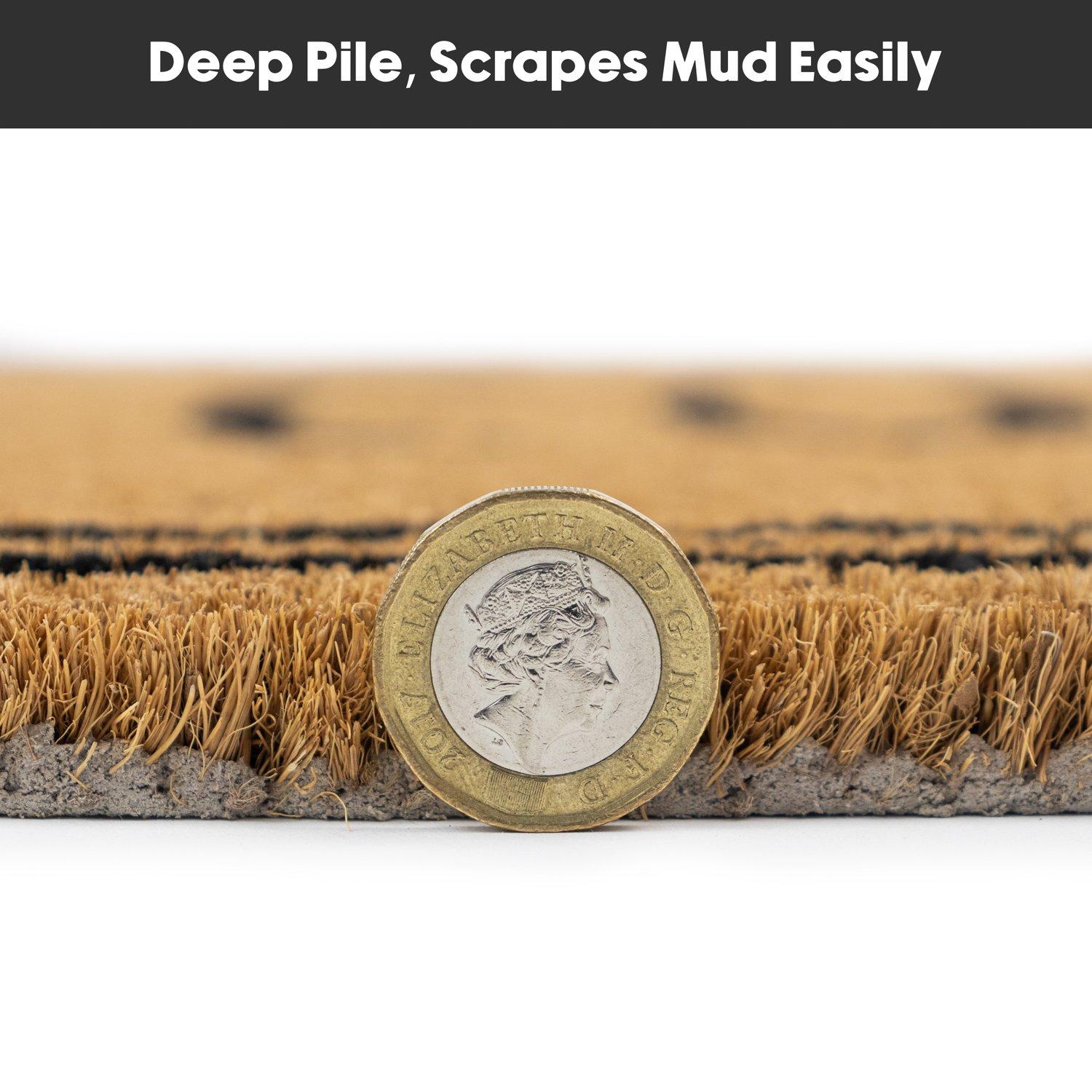 Multi - JVL - JVL Latex Coir - Welcome Border 40x60cm - 6