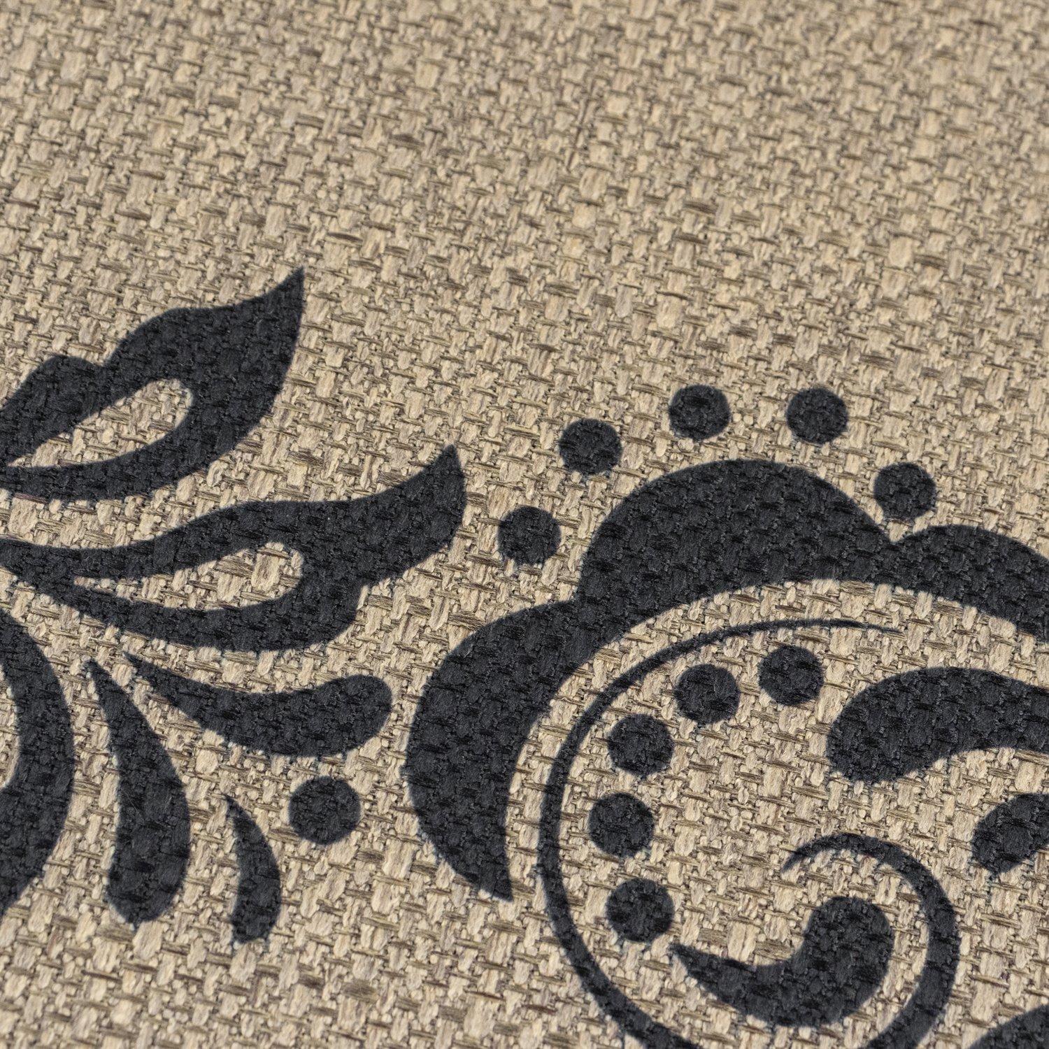 Brown - JVL - JVL Elegance Machine Washable Entrance Runner - 3