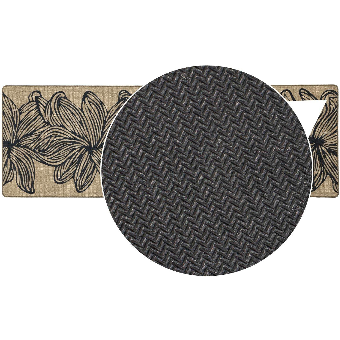 Brown - JVL - JVL Elegance Machine Washable Entrance Runner - 5