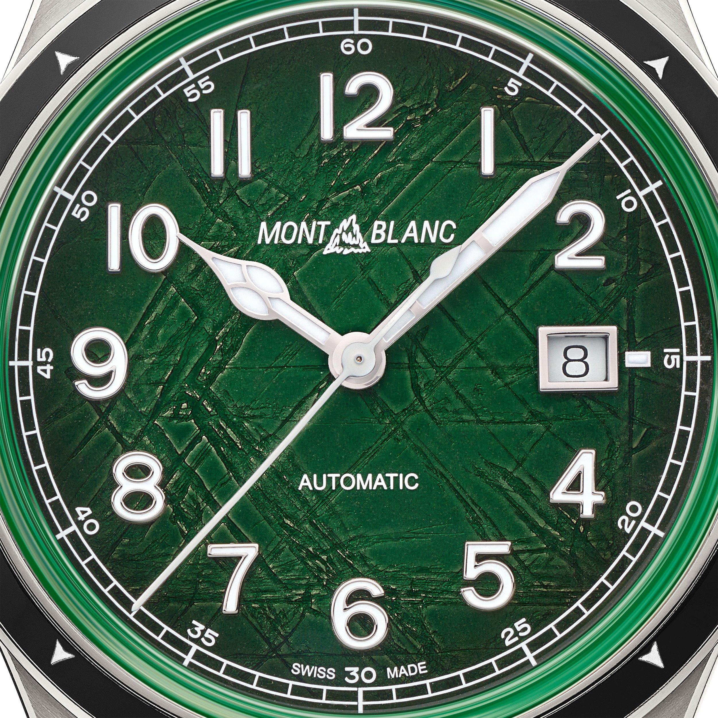 Green/Silver - Montblanc - Men's Automatic Analogue Watch - 5