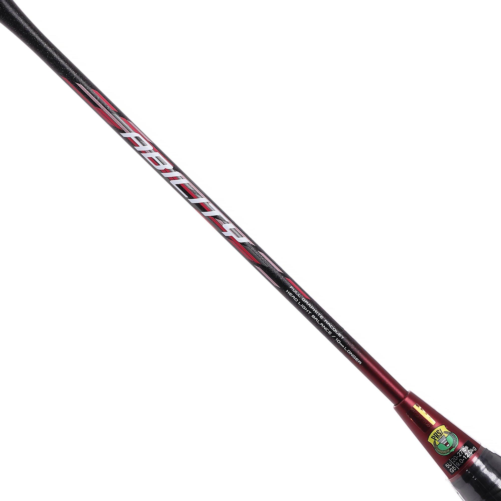Black/Red - Yonex - Abil Badminton Racket - 5