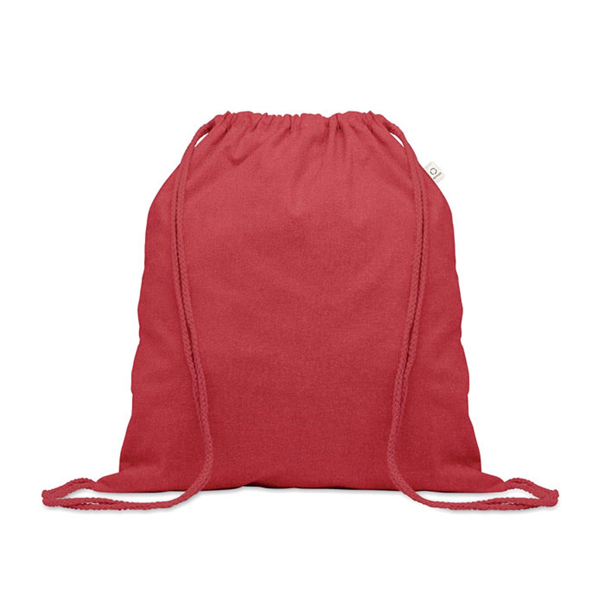 Red - Treat Republic - Red Recycled Cotton Sports Bag